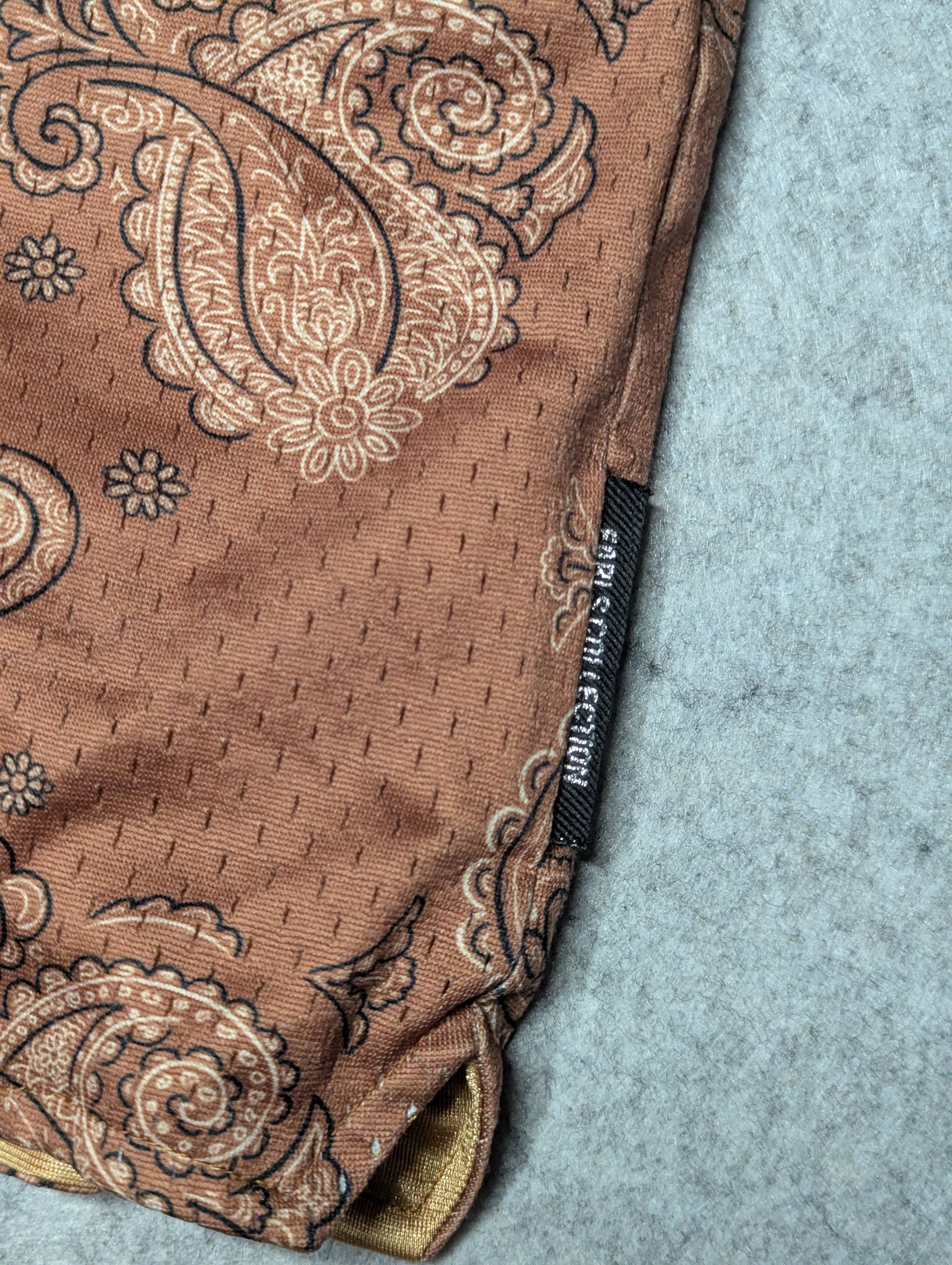 Vintage Earls Collection William Paisley Short - Coffee Brown Size US 34 / EU 50 - 8 Thumbnail