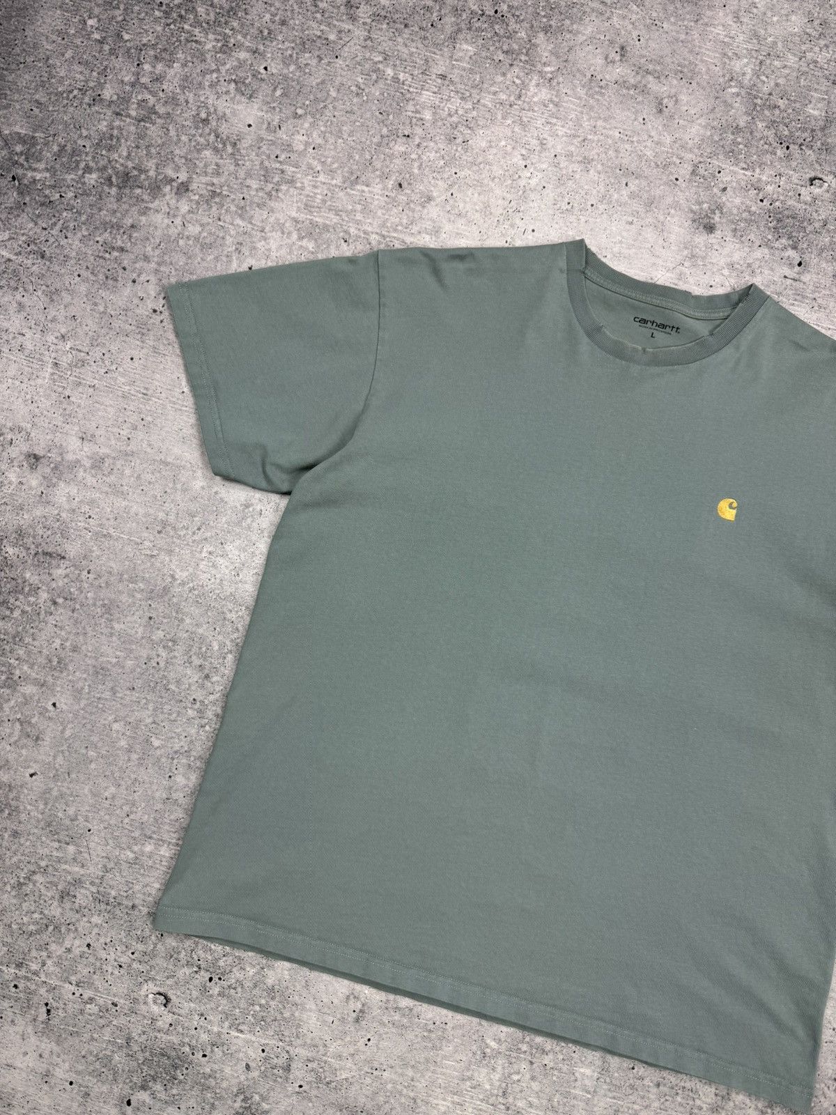 Carhartt × Carhartt Wip × Designer Vintage Y2K Style Carhartt WIP S/S Chase Logo T-Shirt Tee Size US L / EU 52-54 / 3 - 2 Thumbnail