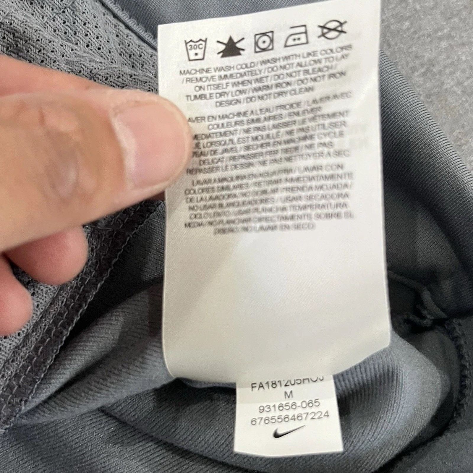 Nike Nike Oregon Ducks Jacket Mens Medium M Grey Full Zip Bomber Size US M / EU 48-50 / 2 - 6 Thumbnail