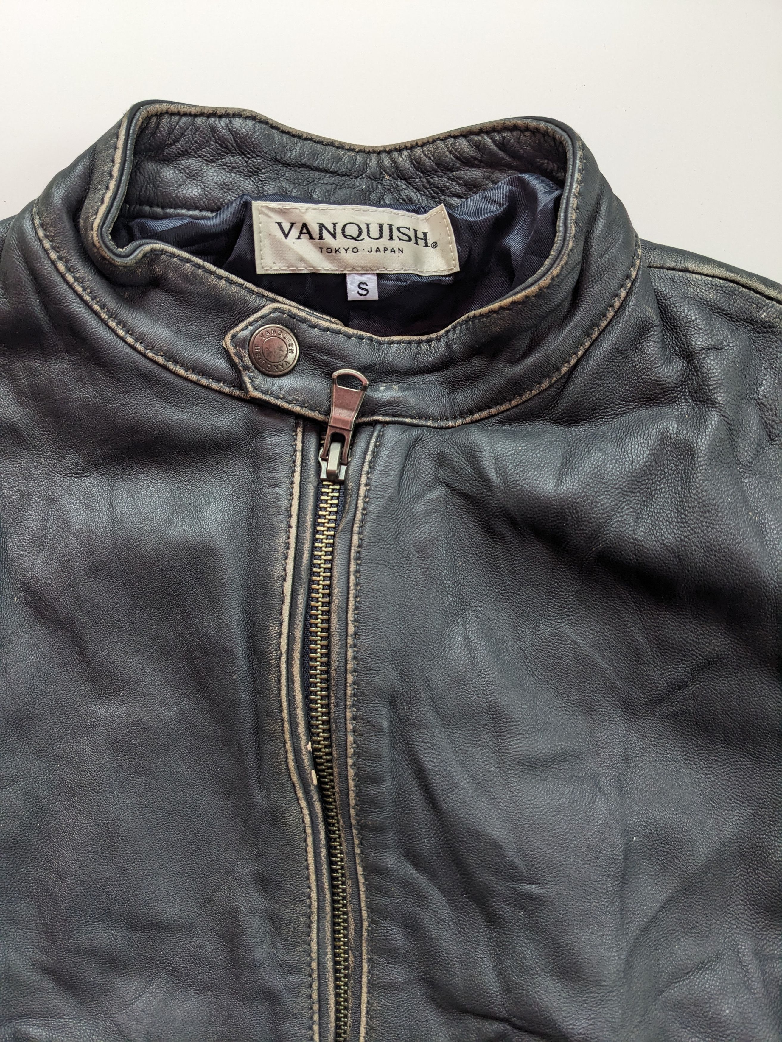 Genuine Leather × Vanquish Vanquish motorcycle leather jacket Size US S / EU 44-46 / 1 - 2 Thumbnail
