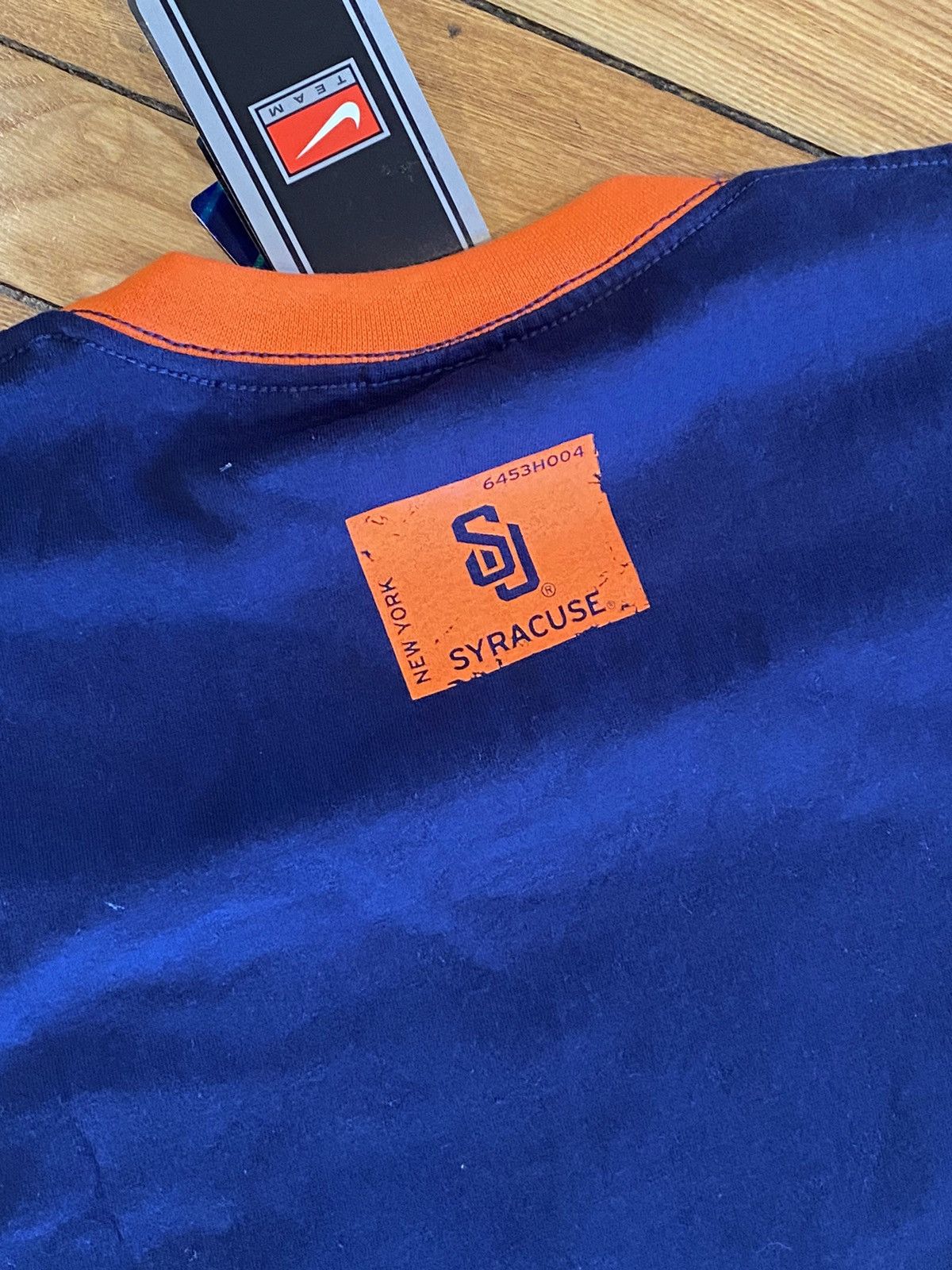 Nike Xxl Y2K Syracuse Orangeman Heavyweight Tshirt Size US XXL / EU 58 / 5 - 9 Thumbnail