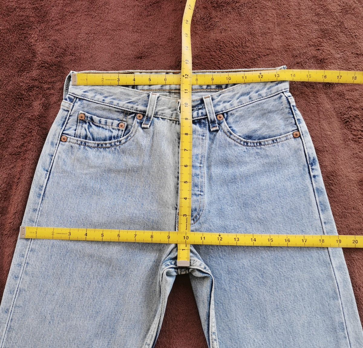 Levi's Vintage Levis 501 Denim Jeans Size 27" / US 4 / IT 40 - 10 Thumbnail