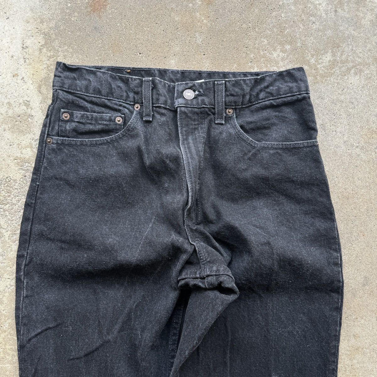 Levi's Vintage 90s Levi's 550 Black Jeans Made in USA Size US 31 - 4 Thumbnail