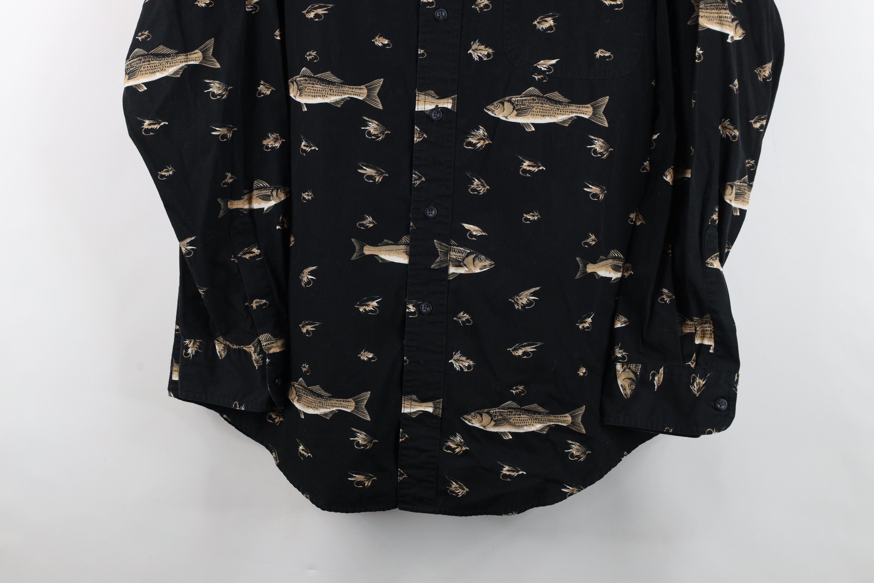 Polo Ralph Lauren Vintage 90s Chaps Ralph Lauren All Over Print Button Shirt Size US L / EU 52-54 / 3 - 3 Thumbnail