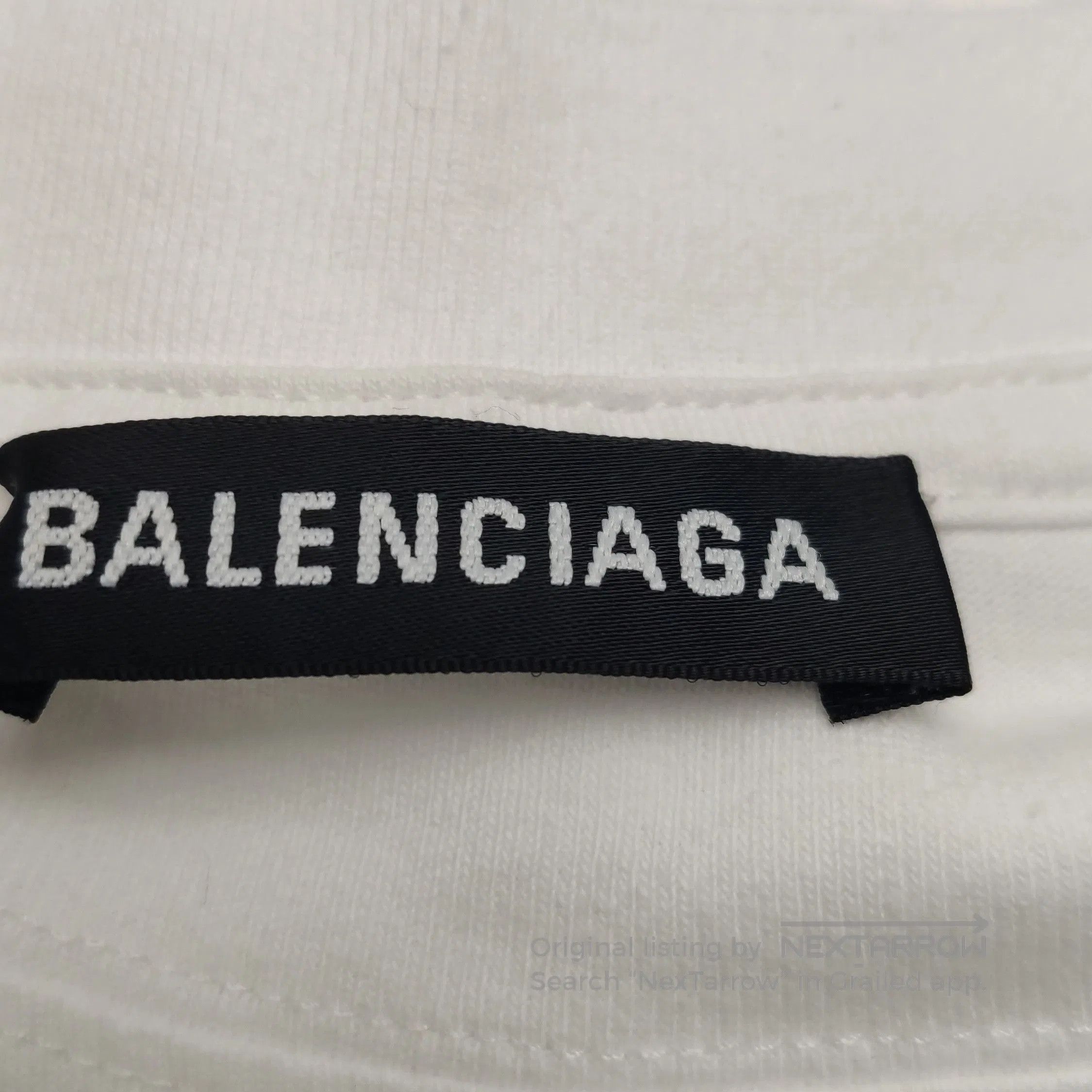 Balenciaga Balenciaga XS Cotton Logo Crewneck Short-Sleeve T-Shirt. Size US XS / EU 42 / 0 - 2 Thumbnail