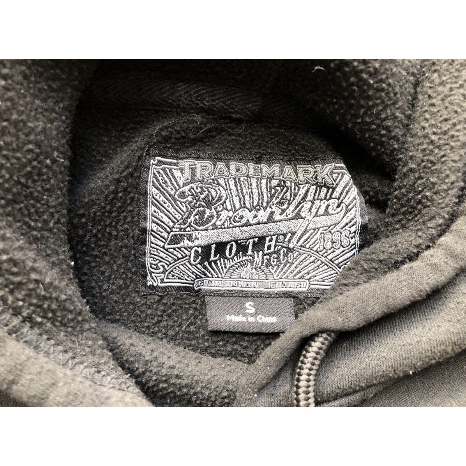 Vintage VINTAGE Brooklyn Mens Pullover Hoodie Black Size S Open Your Mind The Thinker Graphic Print Hipster Designer Grunge Hip Hop Walking Hiking Shirt? Size US S / EU 44-46 / 1 - 6 Thumbnail