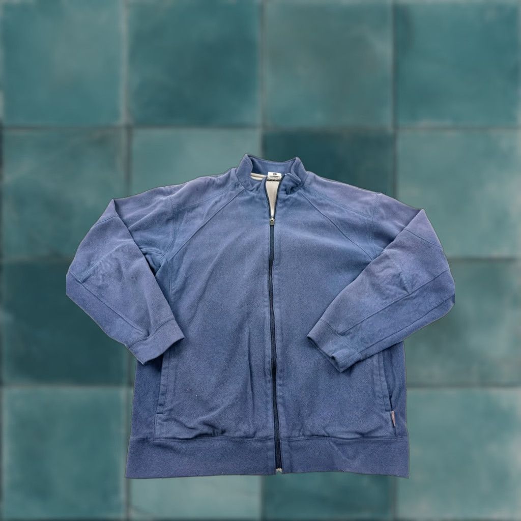 Vintage Columbia Jacket Mens Large Blue Granite Mountain Fleece Short Sleeve Full Zip Stand-Up Collar Pockets Casual Outdoor Mens Size US L / EU 52-54 / 3 - 1 Thumbnail