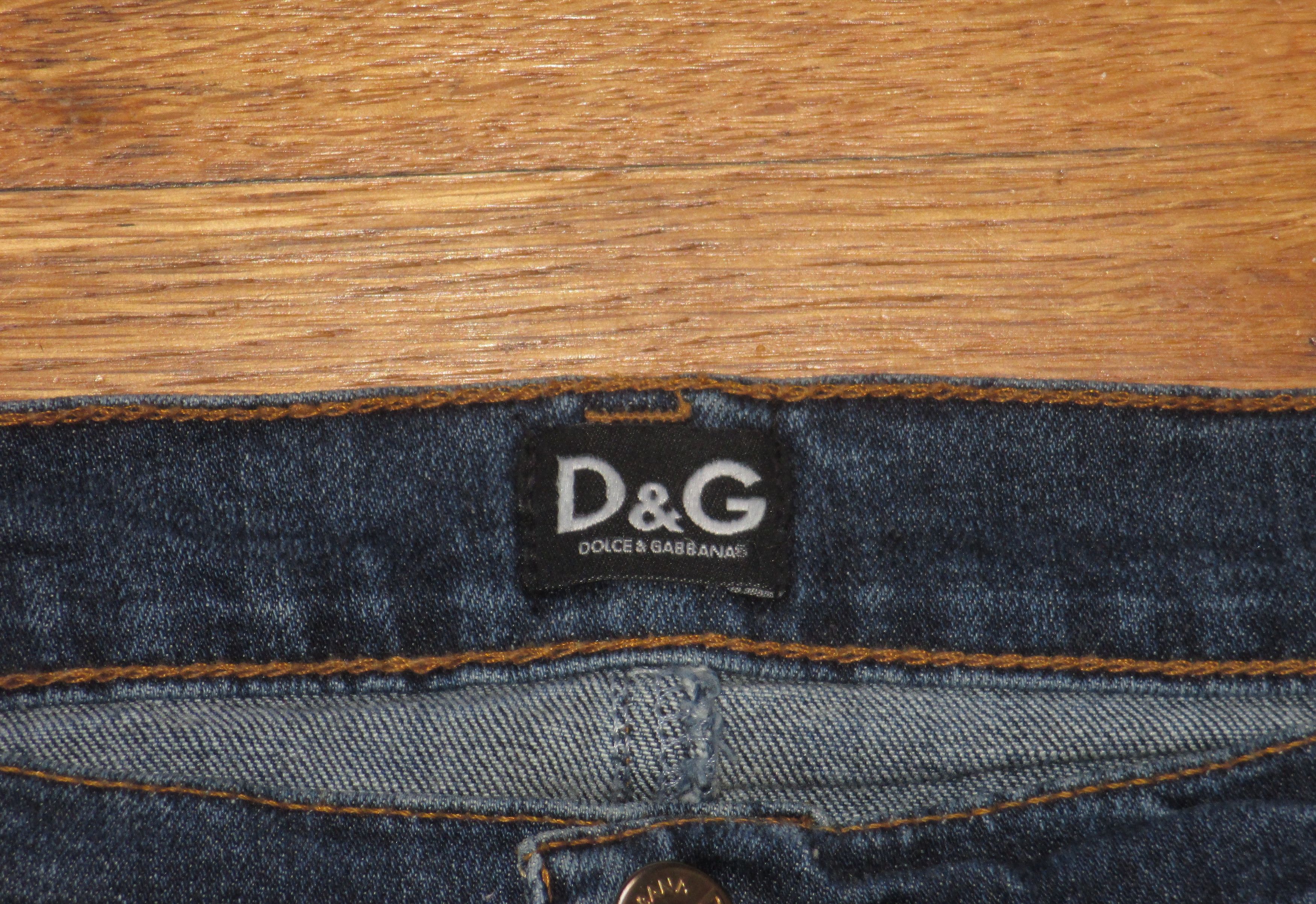 Dolce & Gabbana Vintage 2000s Dolce & Gabbana Southwestern Denim Skirt Size 30" / US 8 / IT 44 - 9 Thumbnail
