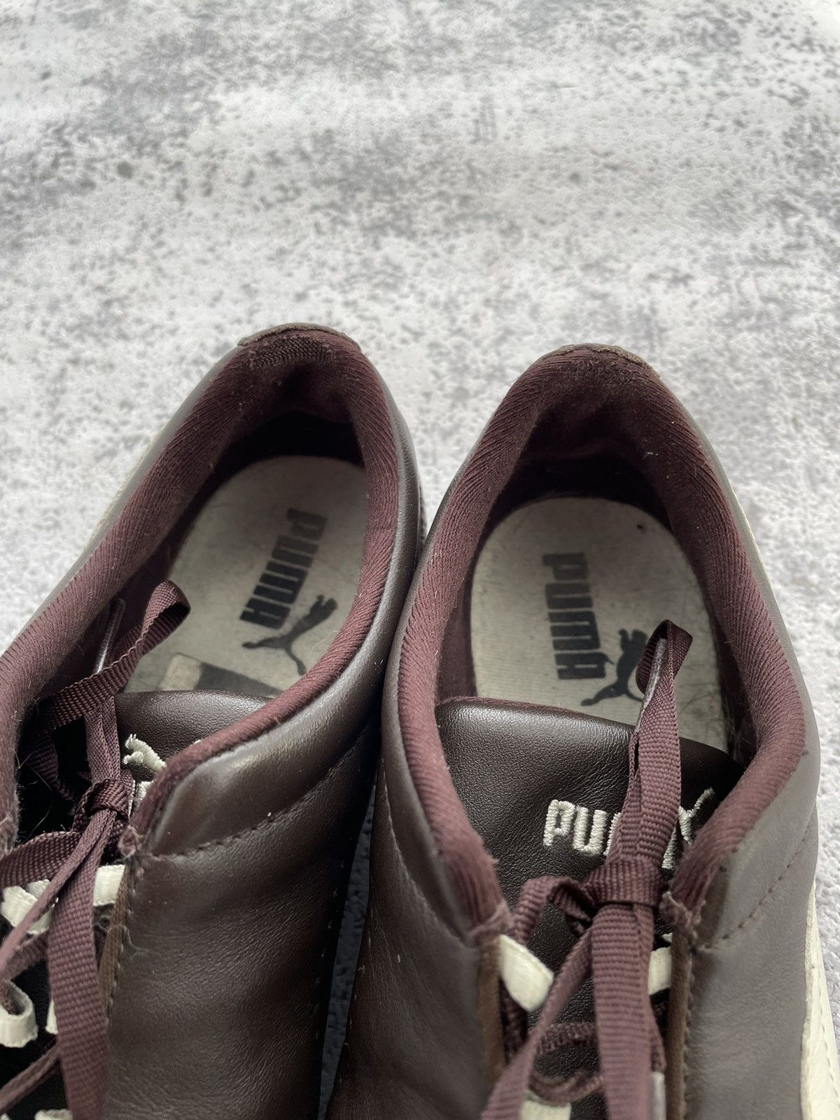 Puma Vintage Puma Racing Brown Leather Japanese Shoes Size US 6.5 / IT 36.5 - 10 Thumbnail