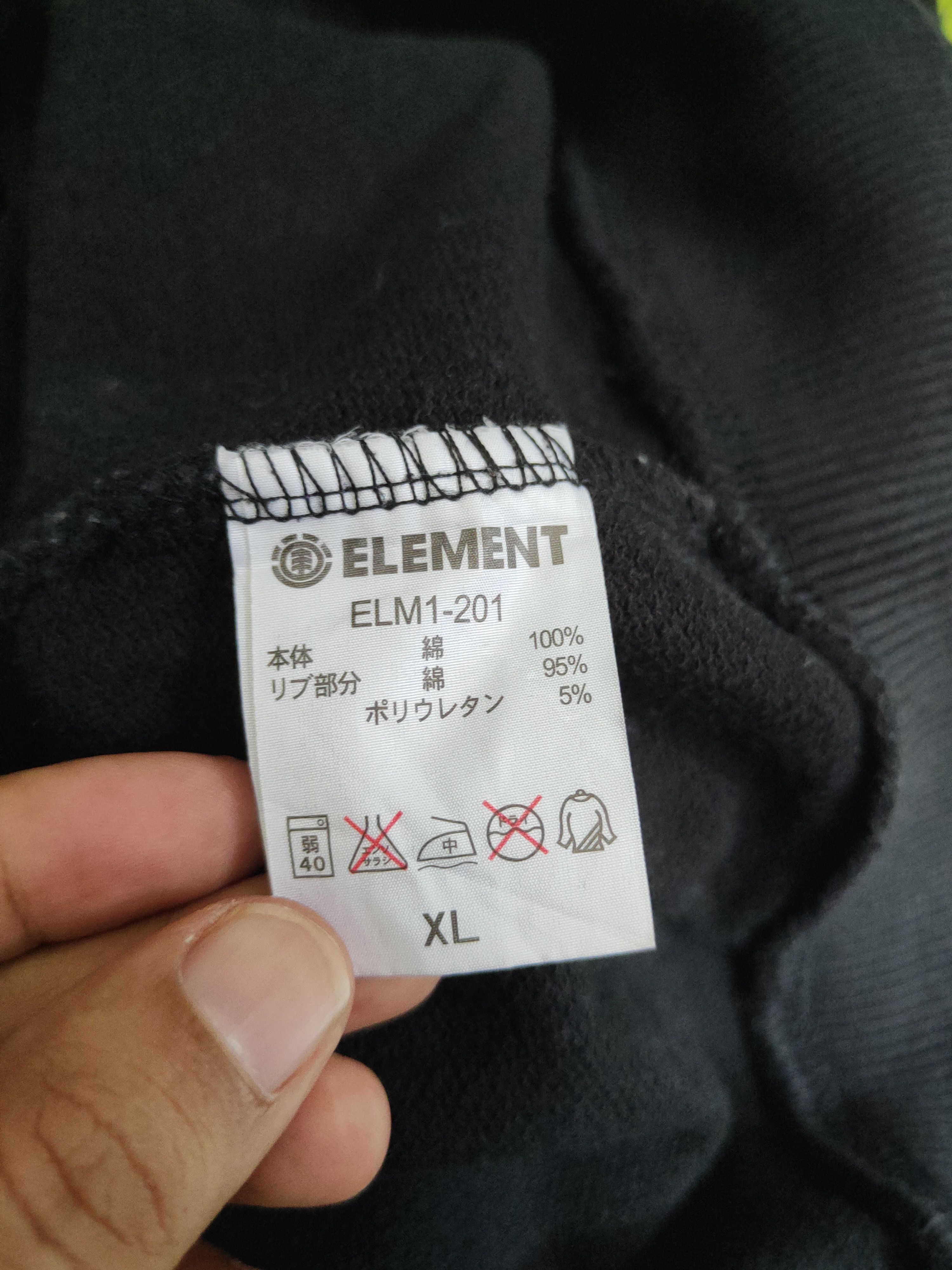 Element DL Element Black Hoodie Sweatshirts #2776 Size US XL / EU 56 / 4 - 12 Thumbnail