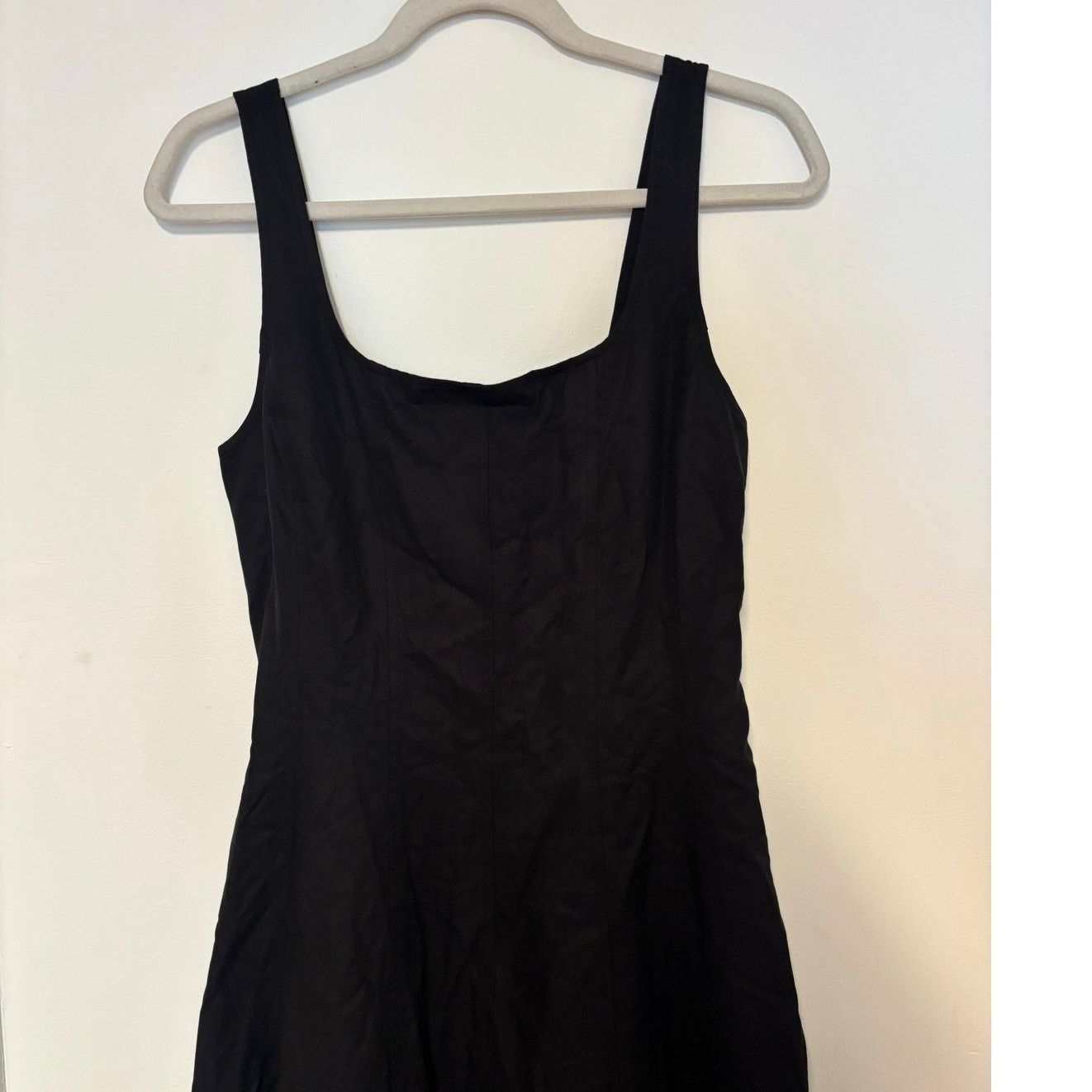 Madewell NWT Madewell Seamed Squareneck Midi Dress In Black Size 2 Size XS / US 0-2 / IT 36-38 - 5 Thumbnail