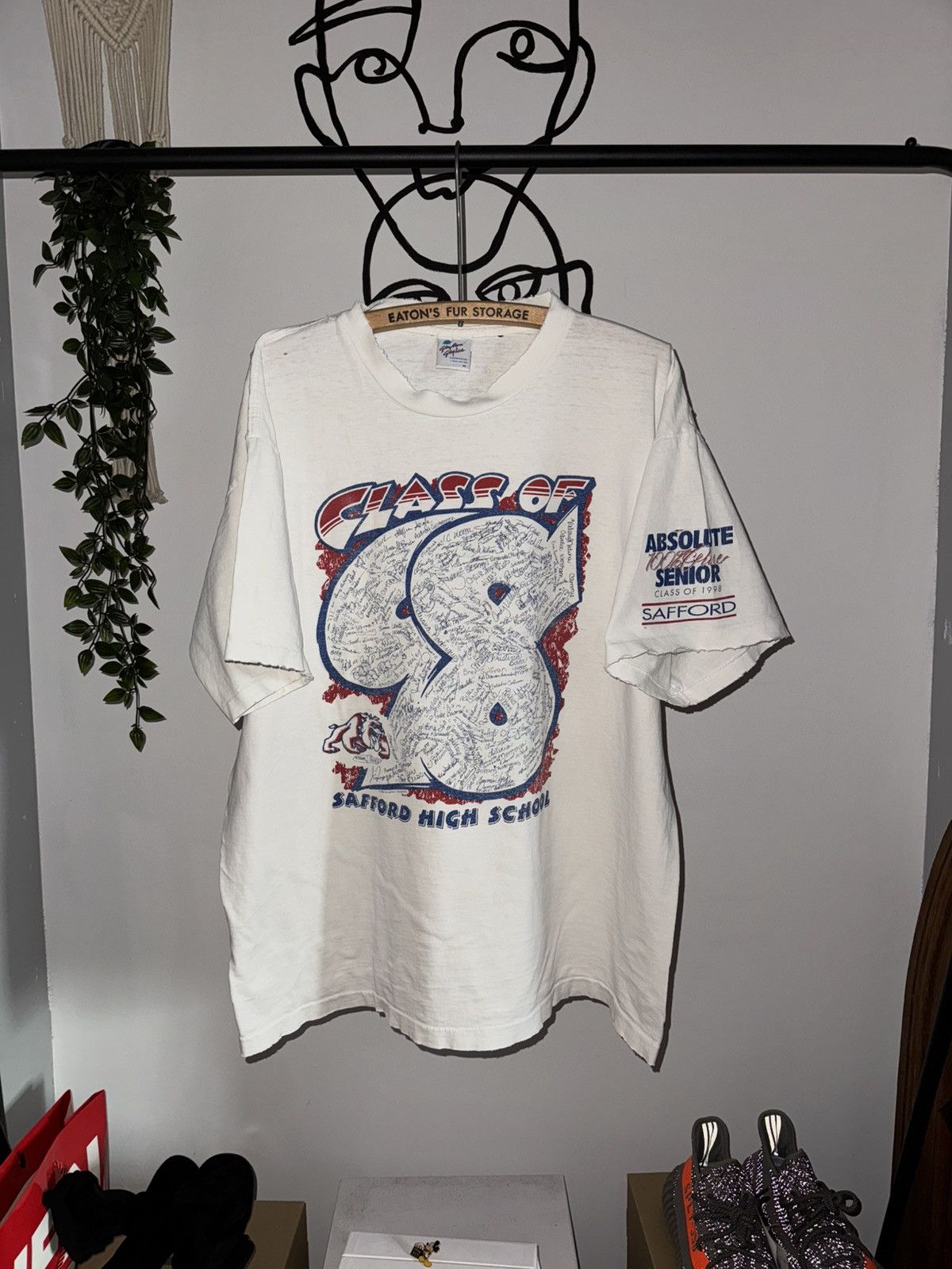 Vintage Vintage 90s 1998 Seniors We’re the ones your Mother Warned Size US XL / EU 56 / 4 - 3 Thumbnail