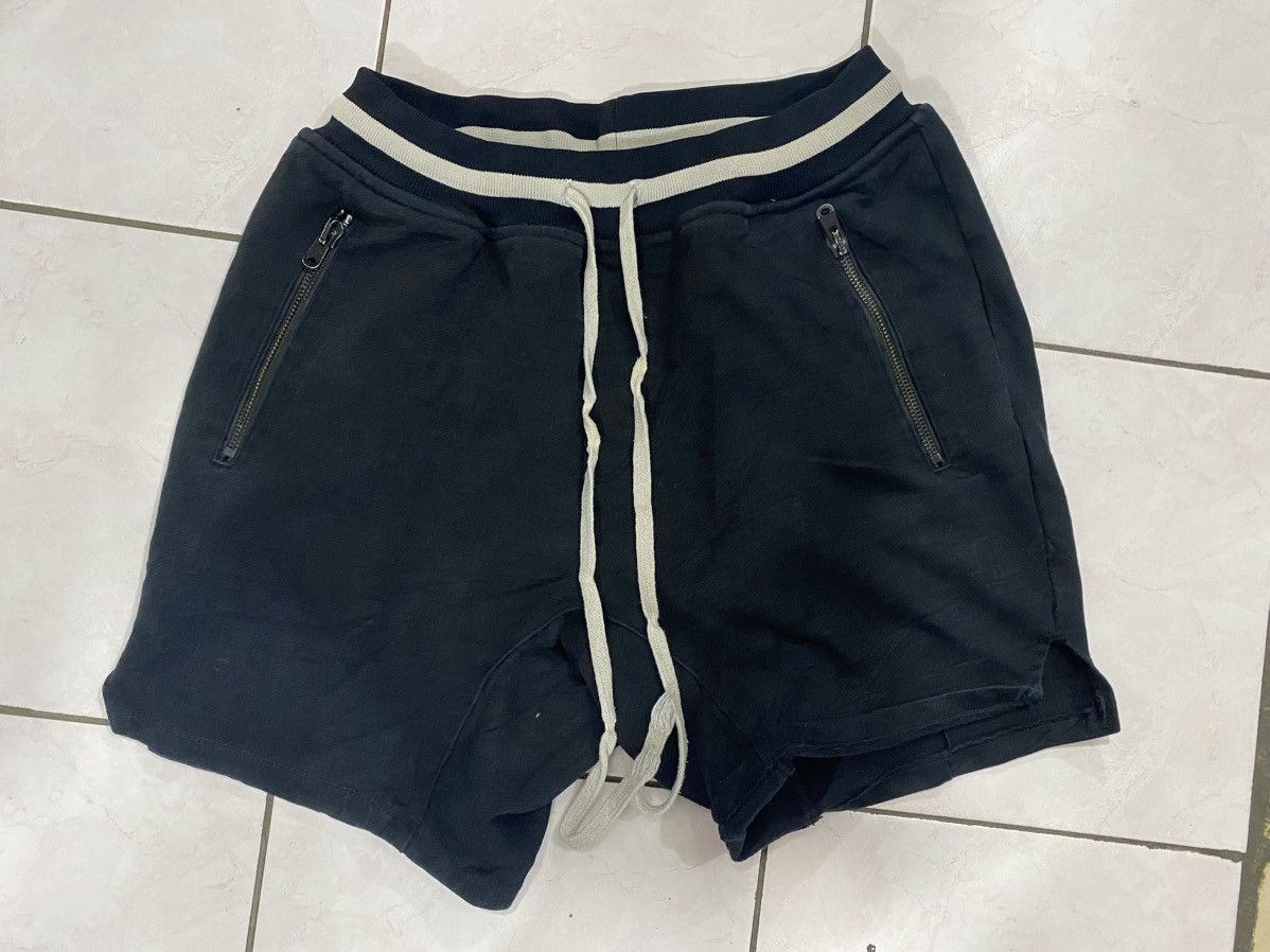 Fear of God Collection Four Drop Crotch Shorts -Black | Grailed