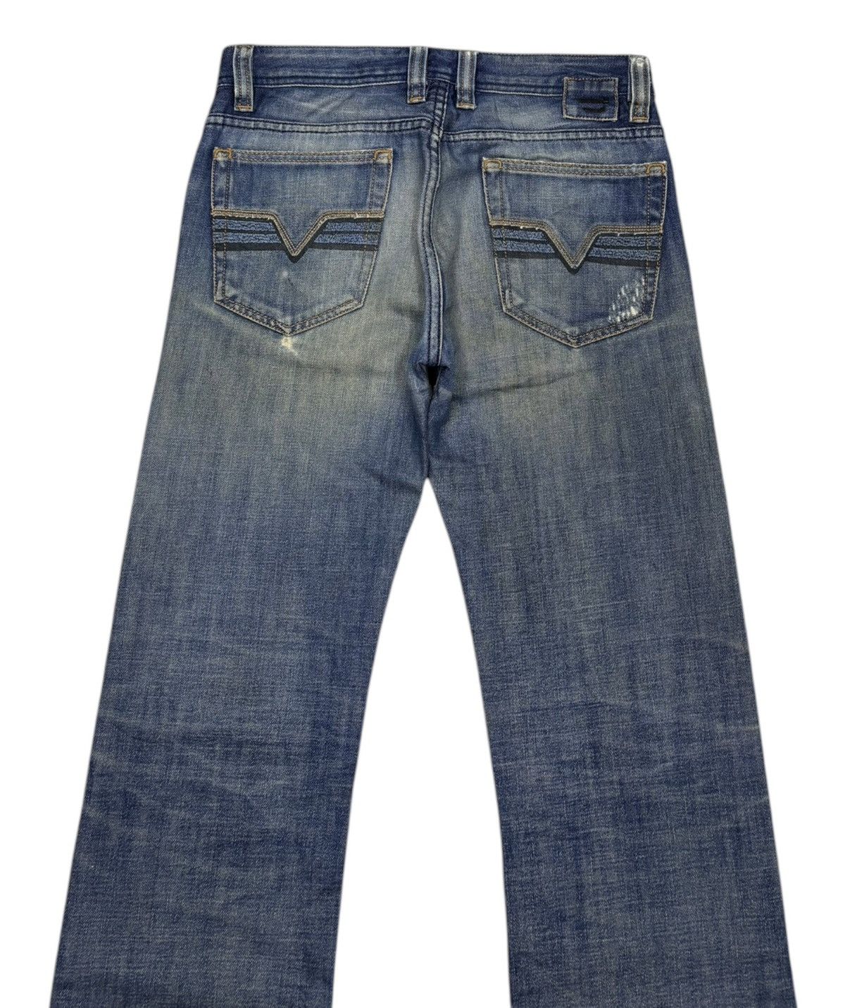 Diesel 🔥RARE DIESEL DENIM CUSTOM MADE AGEHA PAINT DISTRESS DENIM Size US 30 / EU 46 - 9 Thumbnail