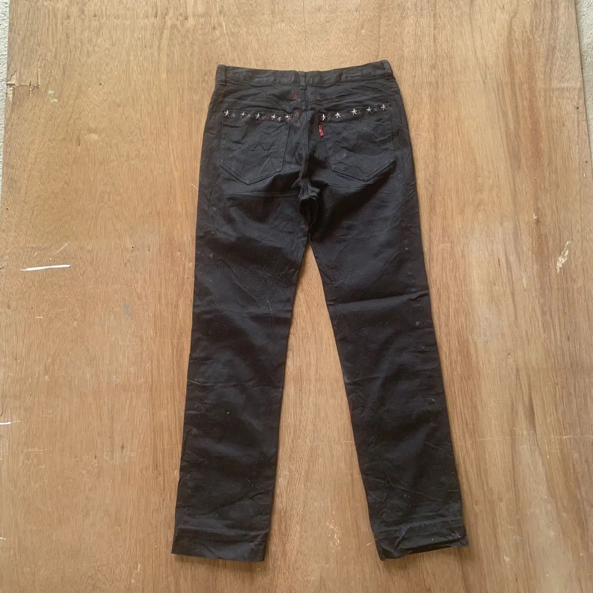 semanticdesign OZONE TOKYO JAPANESE TROUSERS SPIKE STARTS BLACK PANTS Size US 28 / EU 44 - 11 Thumbnail