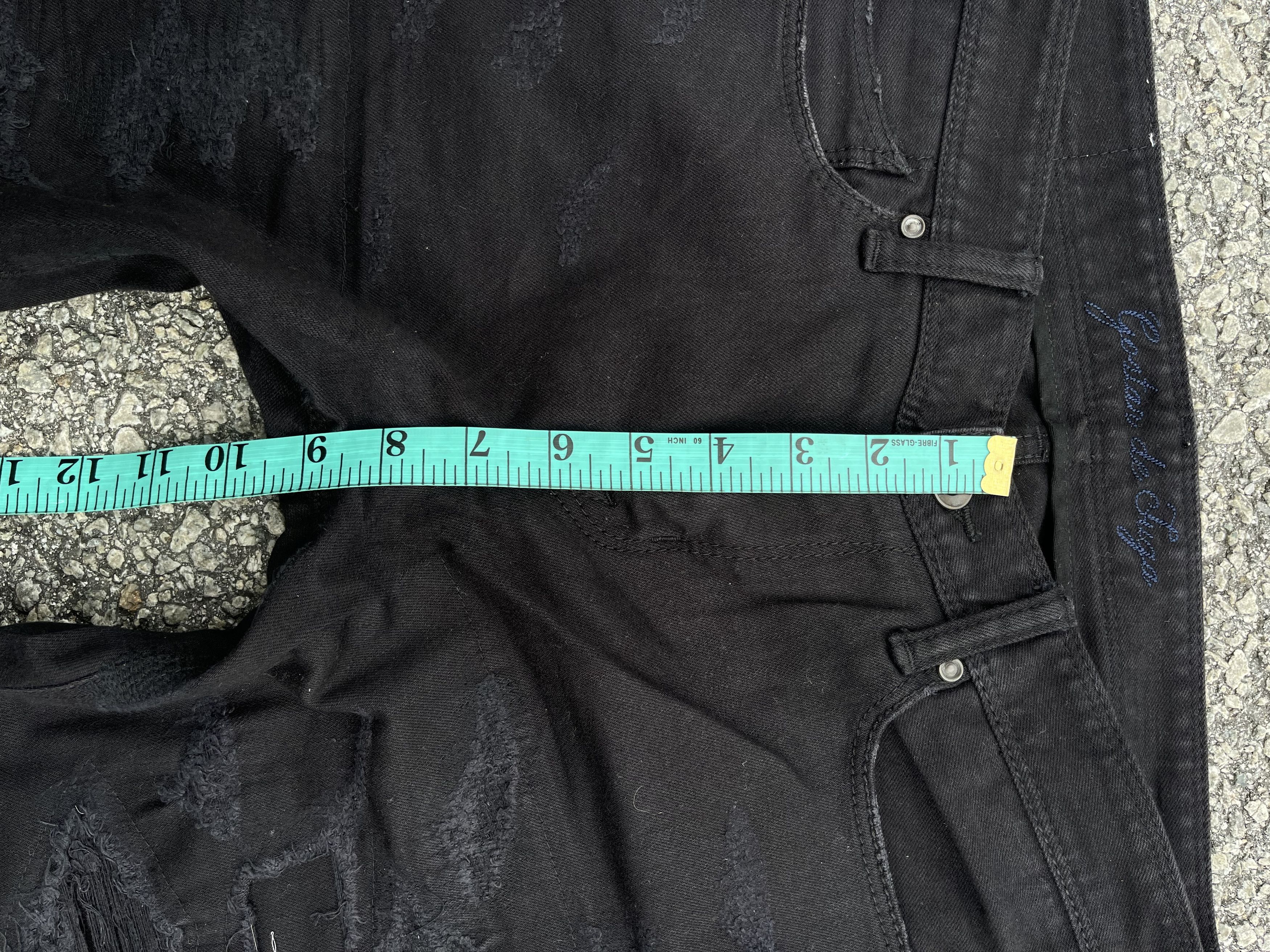 GOSTAR DE FUGA Gostar De Fuga Ripped Black Denim Skinny Outfits Size US 30 / EU 46 - 9 Thumbnail