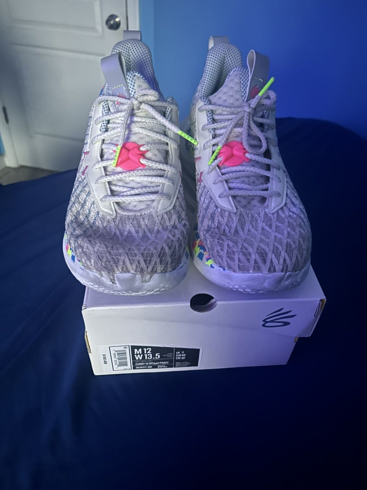 Under Armour Curry 10 "Splash Party" Size 12 Size US 12 / EU 45 - 3 Thumbnail