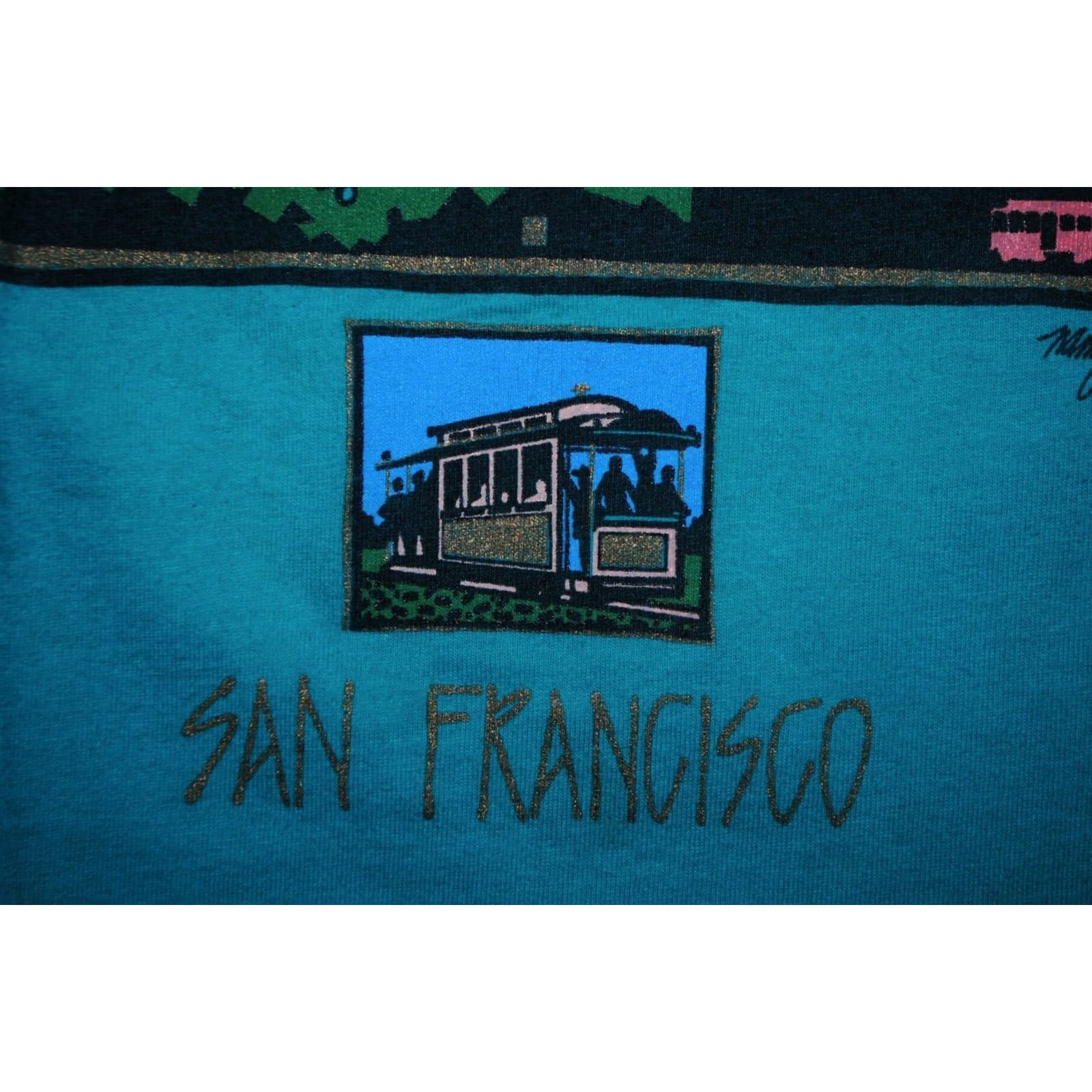 Jerzees VINTAGE MADE IN USA 90S SAN FRANCISCO BRIDGE GRAPHIC TEE SHIRT JERZEES XL Mens Size US XL / EU 56 / 4 - 4 Thumbnail
