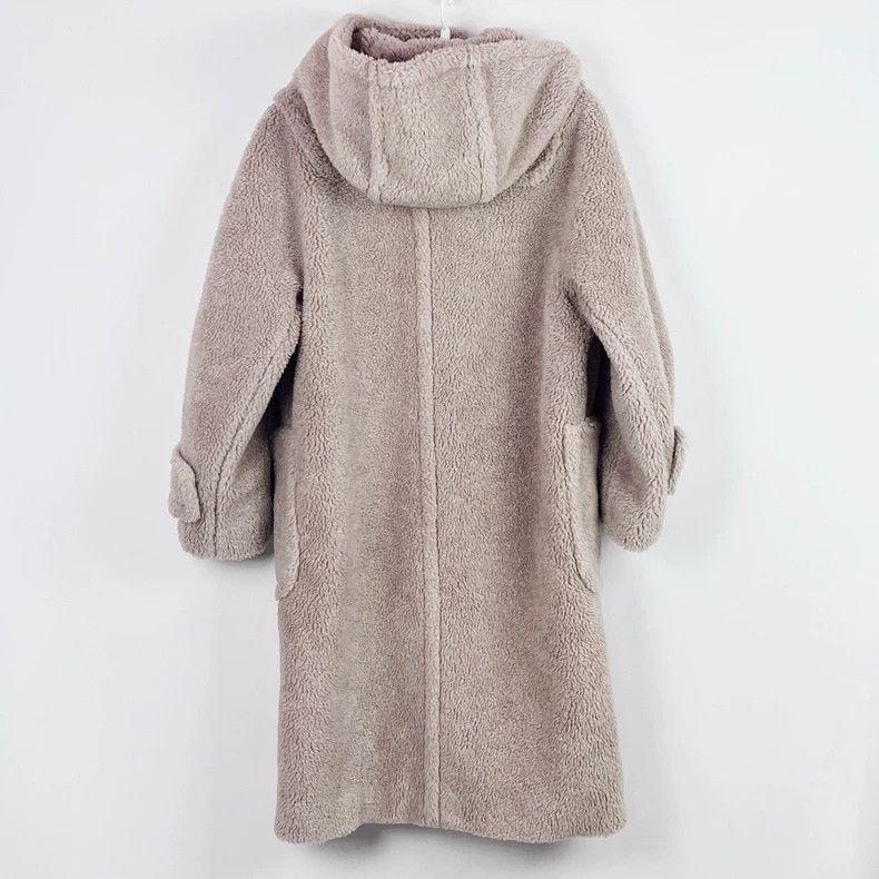 Max Mara Max Mara Brown sheep wool hooded coat Size M / US 6-8 / IT 42-44 - 2 Thumbnail