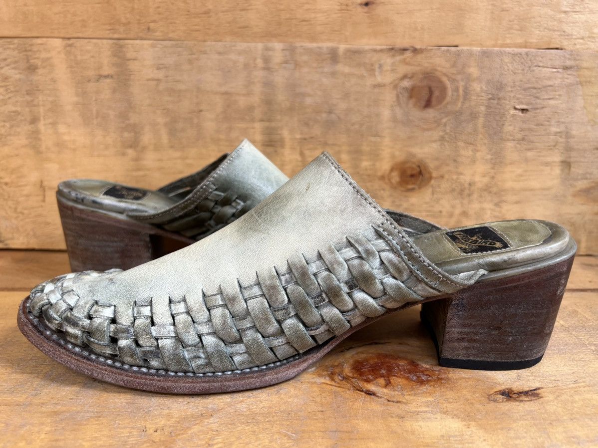 FREEBIRD Women's Freebird By Steven Sofia Tan Leather Mules Clogs Size US 10 / IT 40 - 7 Thumbnail