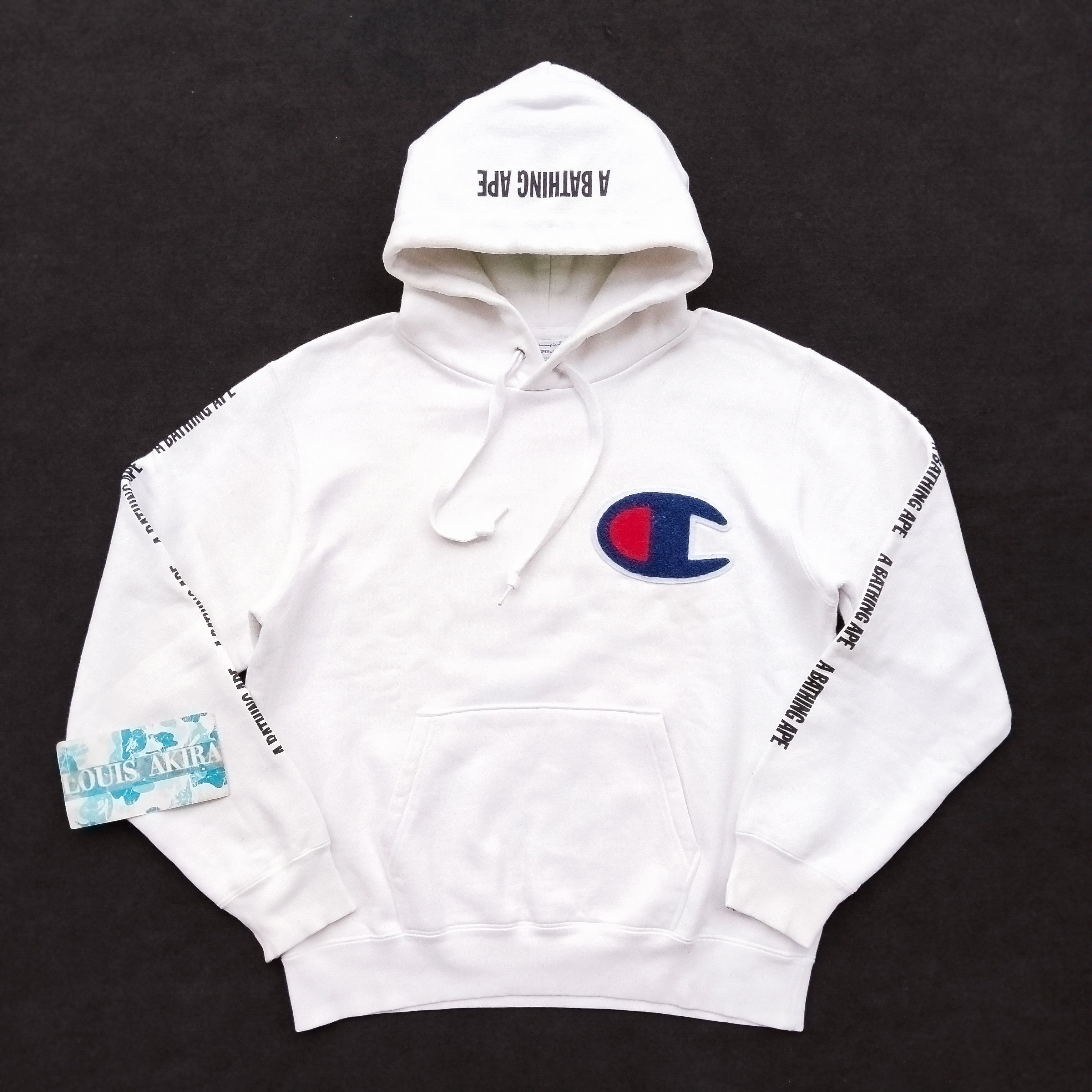 Bape 2017 Bape x Champion Pullover Hoodie Size US M / EU 48-50 / 2 - 3 Thumbnail