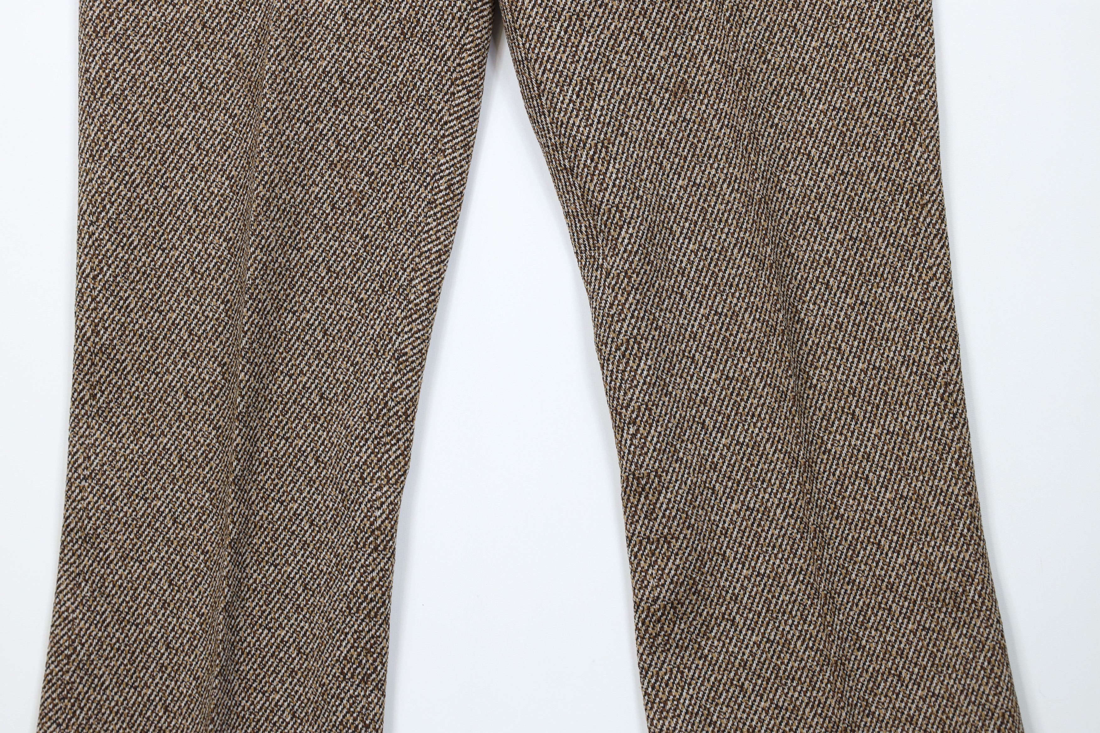 Vintage Vintage 60s Streetwear Knit Bell Bottoms Chino Pants Brown Size US 38 / EU 54 - 3 Thumbnail