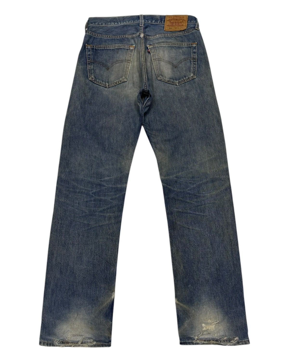 Levi's VINTAGE LEVIS 501 DISTRESSED DENIM JEANS Size US 31 - 2 Thumbnail