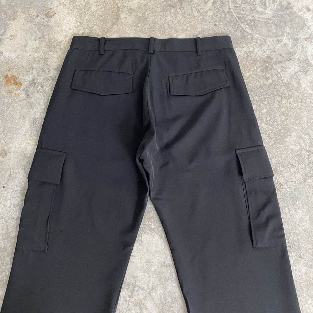 Yohji Yamamoto SS08 Runway Y’s Yohji Yamamoto Wool Gabardine Cargo Pants Size US 32 / EU 48 - 14 Thumbnail