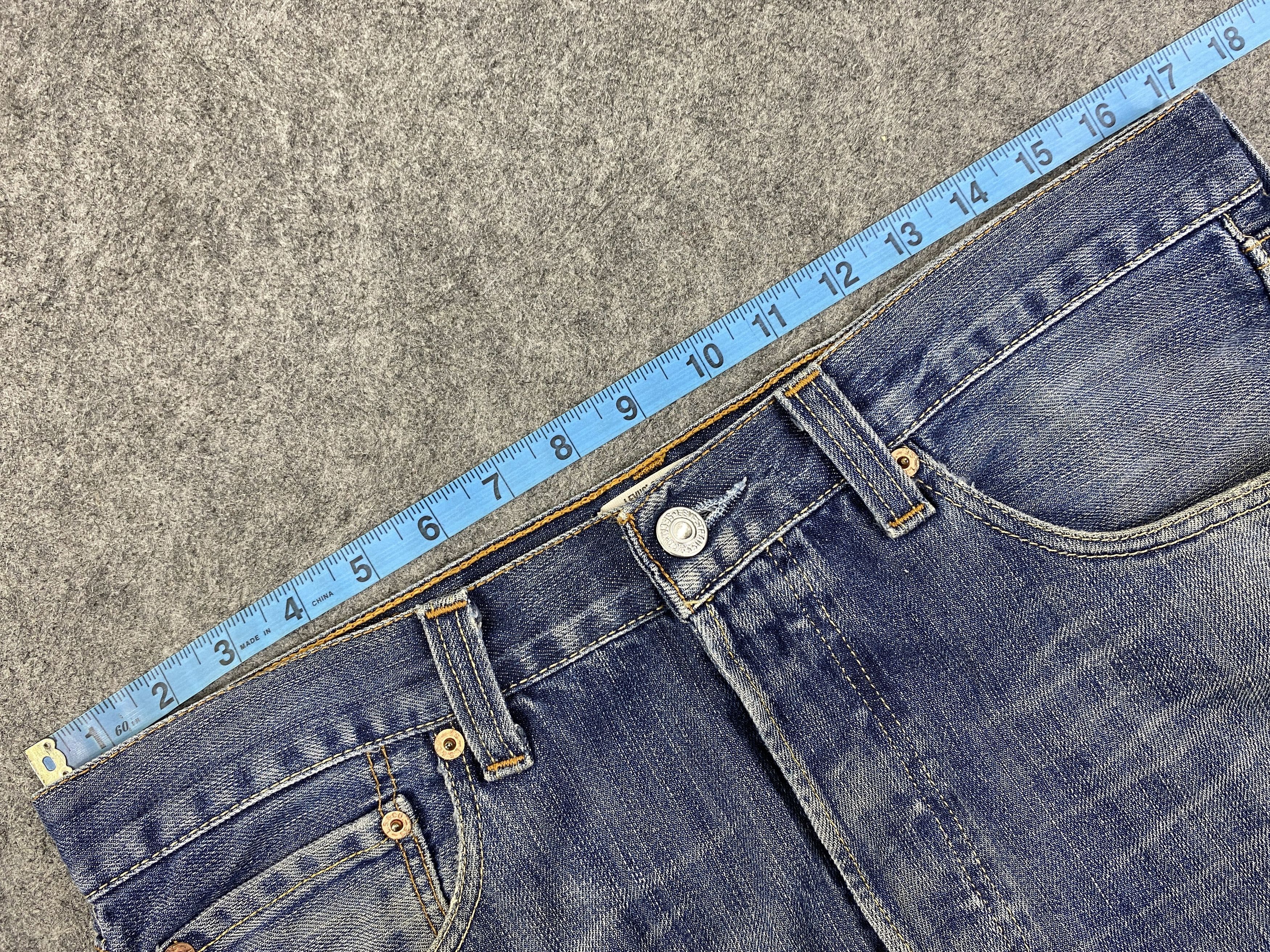 Japanese Brand istressed Blue Vintage Levi's 501 34x33 Denim -JN2480 Size US 34 / EU 50 - 5 Thumbnail