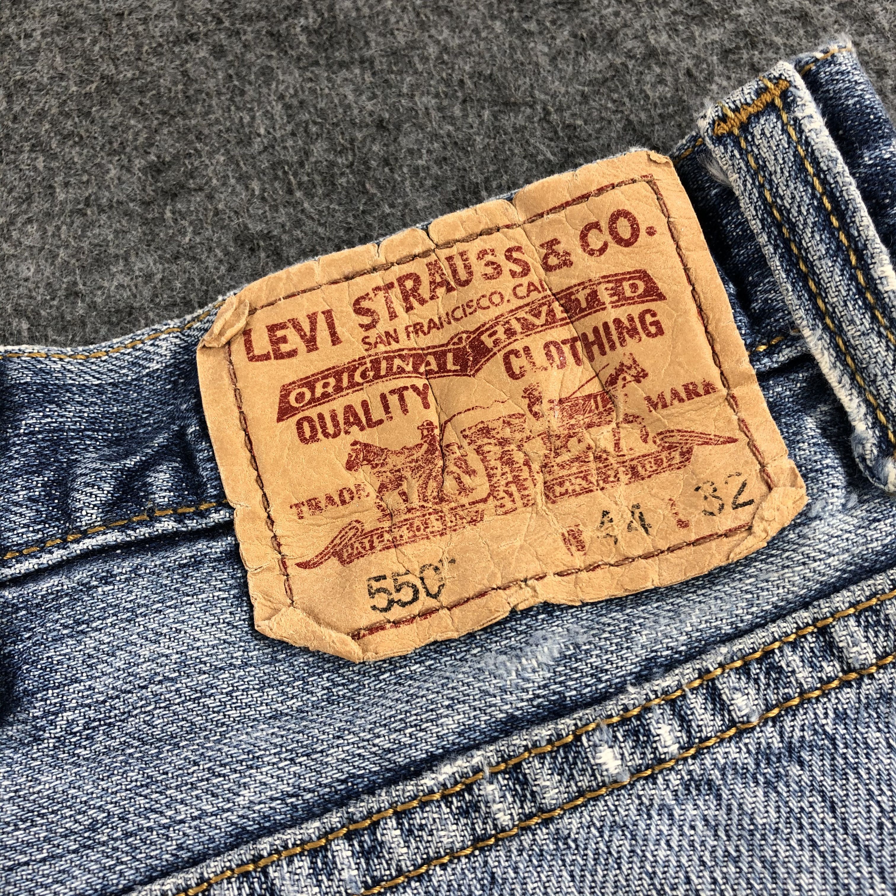 Levi's Vintage Blue Wash Levis 550 Jeans-J2067 Size US 43 - 5 Thumbnail