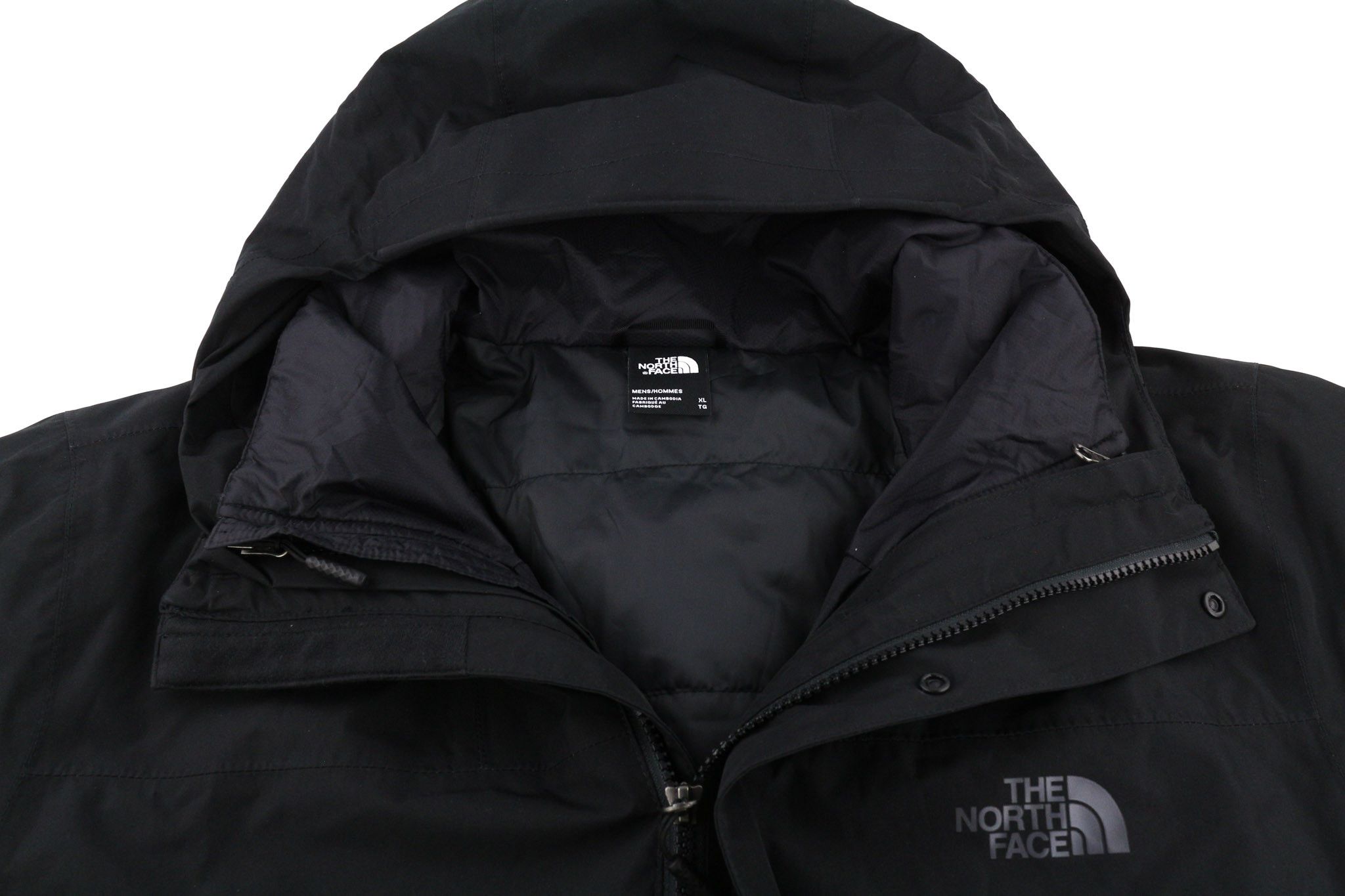 The North Face XL Black Hooded Removable Lining Dryvent 81672 Size US XL / EU 56 / 4 - 6 Thumbnail