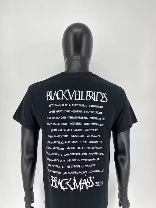 Band Tees Black Veil Brides Tour 2015 T-Shirts Vintage Big Logo Size M Size US M / EU 48-50 / 2 - 2 Thumbnail