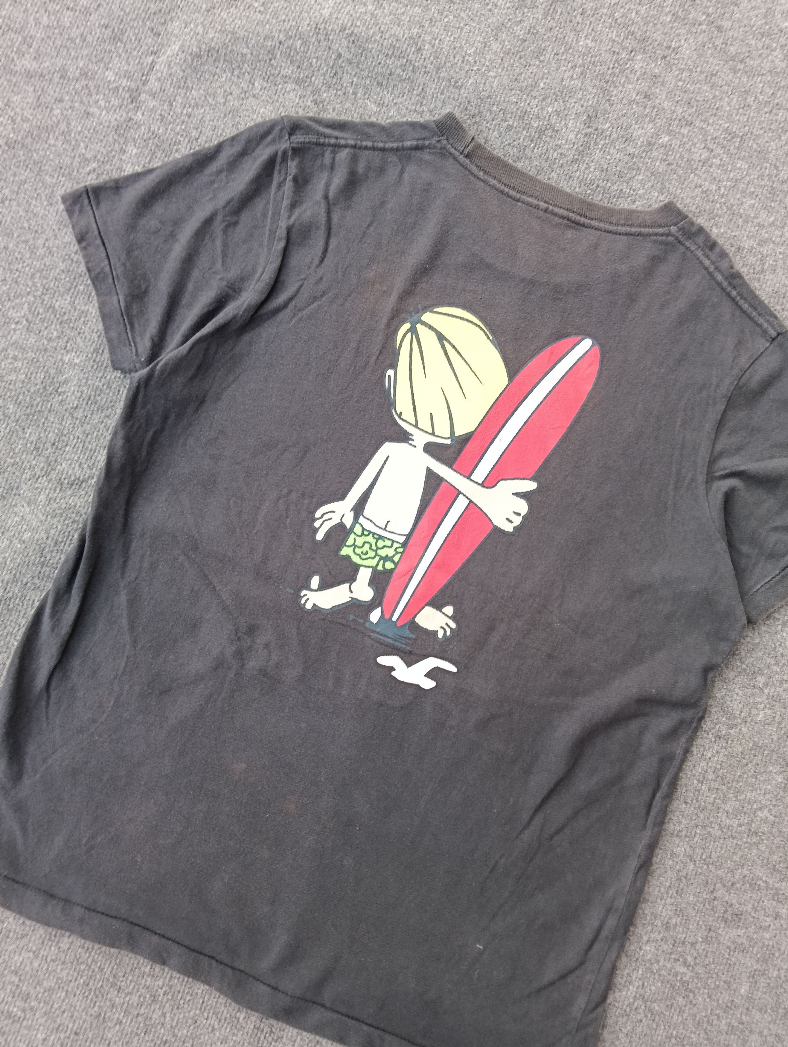 Hollister × Sun Surf Hollister surfing single stitch black tshirt. Size US L / EU 52-54 / 3 - 8 Thumbnail
