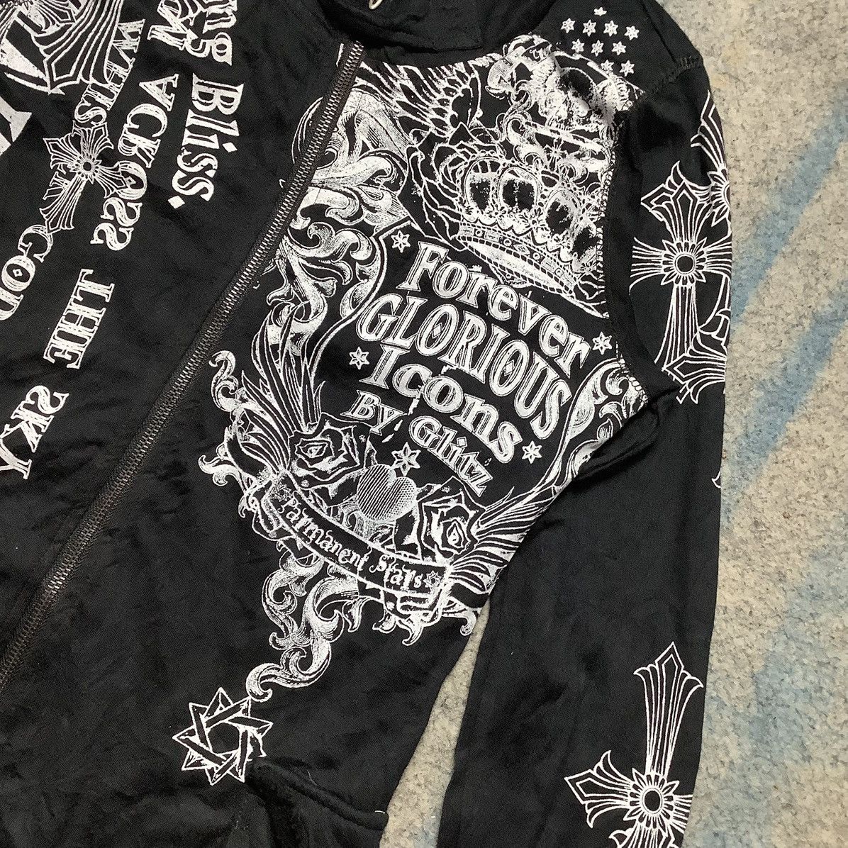 14th Addiction × KMRii × Seditionaries Vintage Bondage Style Glitz Affliction Japanese Brand Size US M / EU 48-50 / 2 - 4 Thumbnail
