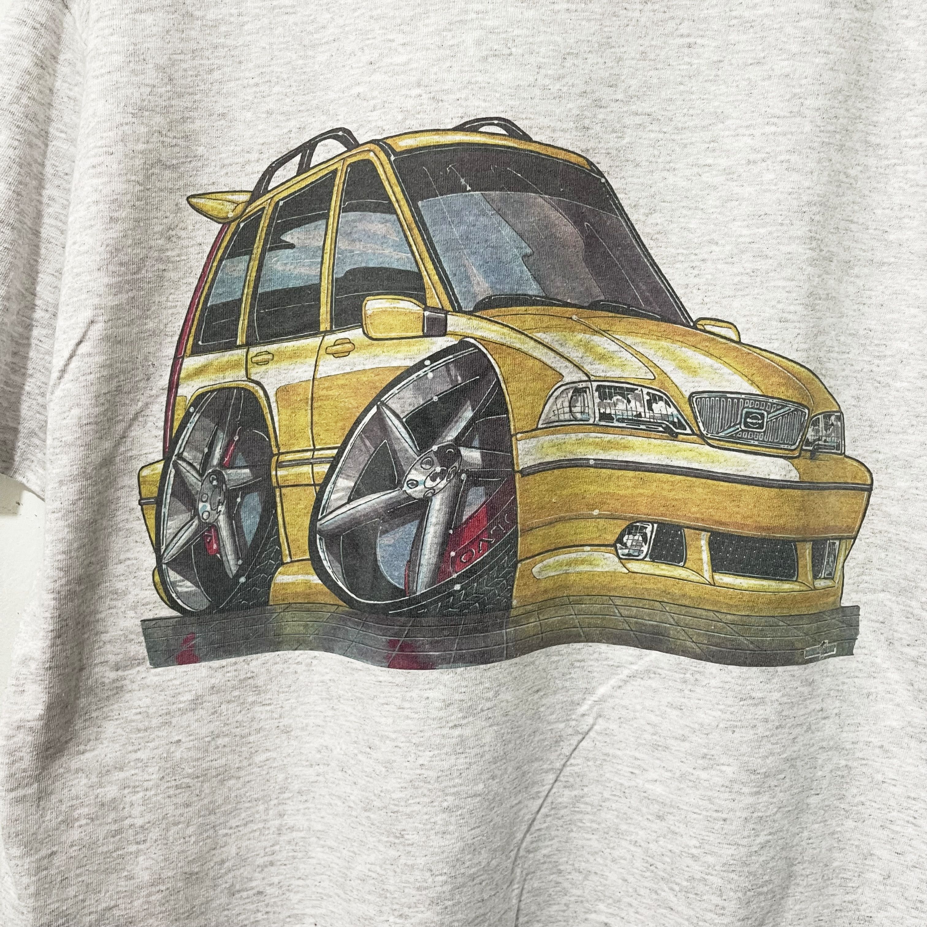 Vintage Vintage 2000s Yellow Racing Car Shirt Size US L / EU 52-54 / 3 - 2 Thumbnail
