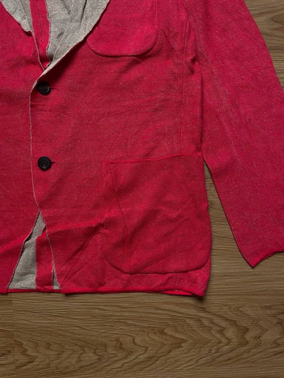 Designer × Issey Miyake × Vintage Vintage Designer Issey Miyake No Collar Linen Cotton Jacket Size US L / EU 52-54 / 3 - 3 Thumbnail