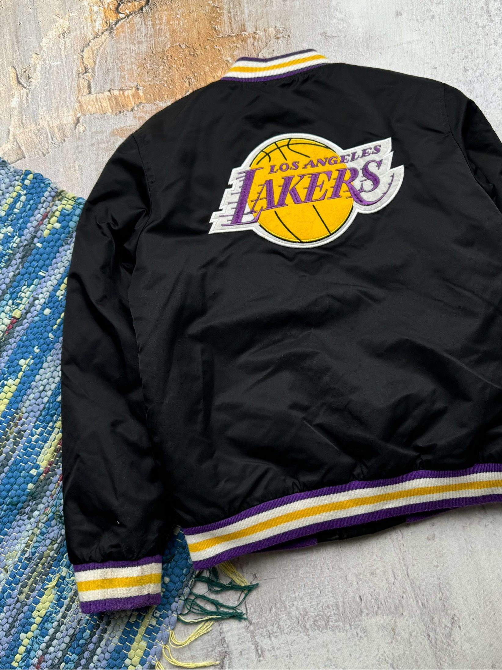 NBA NBA Vintage Bomber Jacket (123) Size S / US 4 / IT 40 - 13 Thumbnail