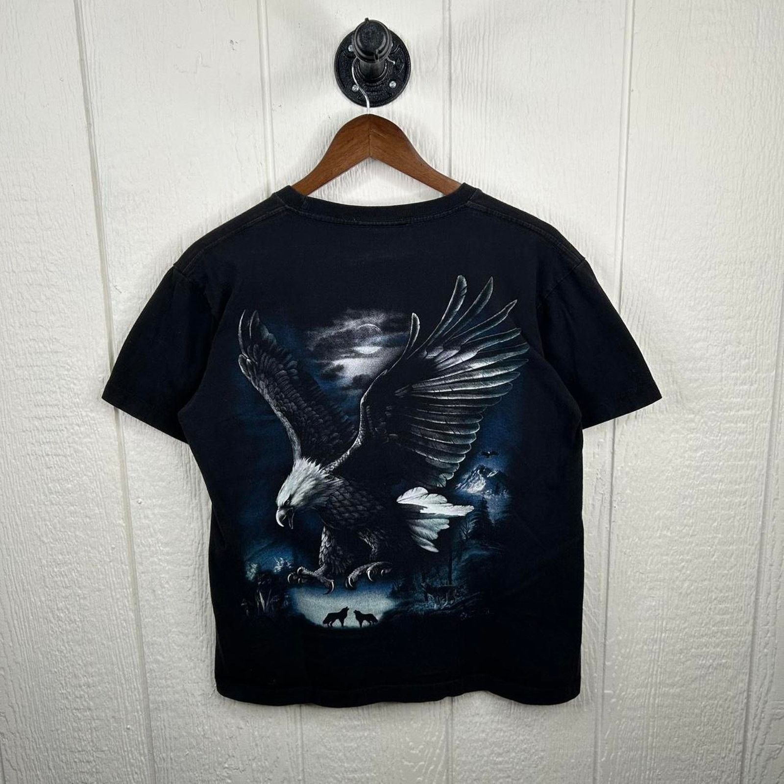 Other Y2K Western Nature Eagle Double Sided Graphic Tee Medium Size US M / EU 48-50 / 2 - 2 Thumbnail