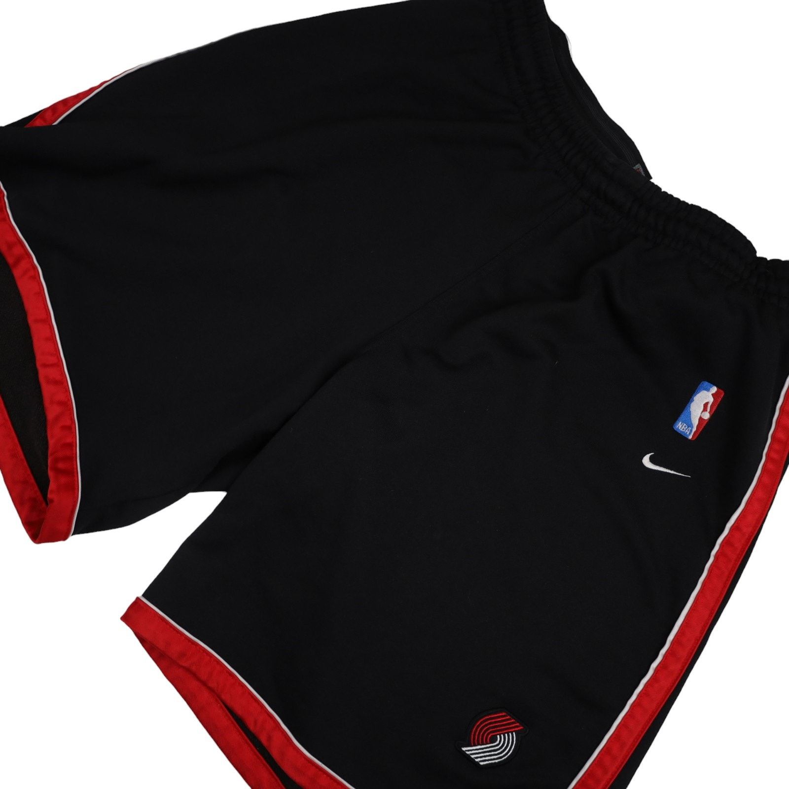 NBA × Nike × Vintage VTG Nike NBA Authentic Portland Blazers Basketball Shorts Size US 32 / EU 48 - 2 Thumbnail