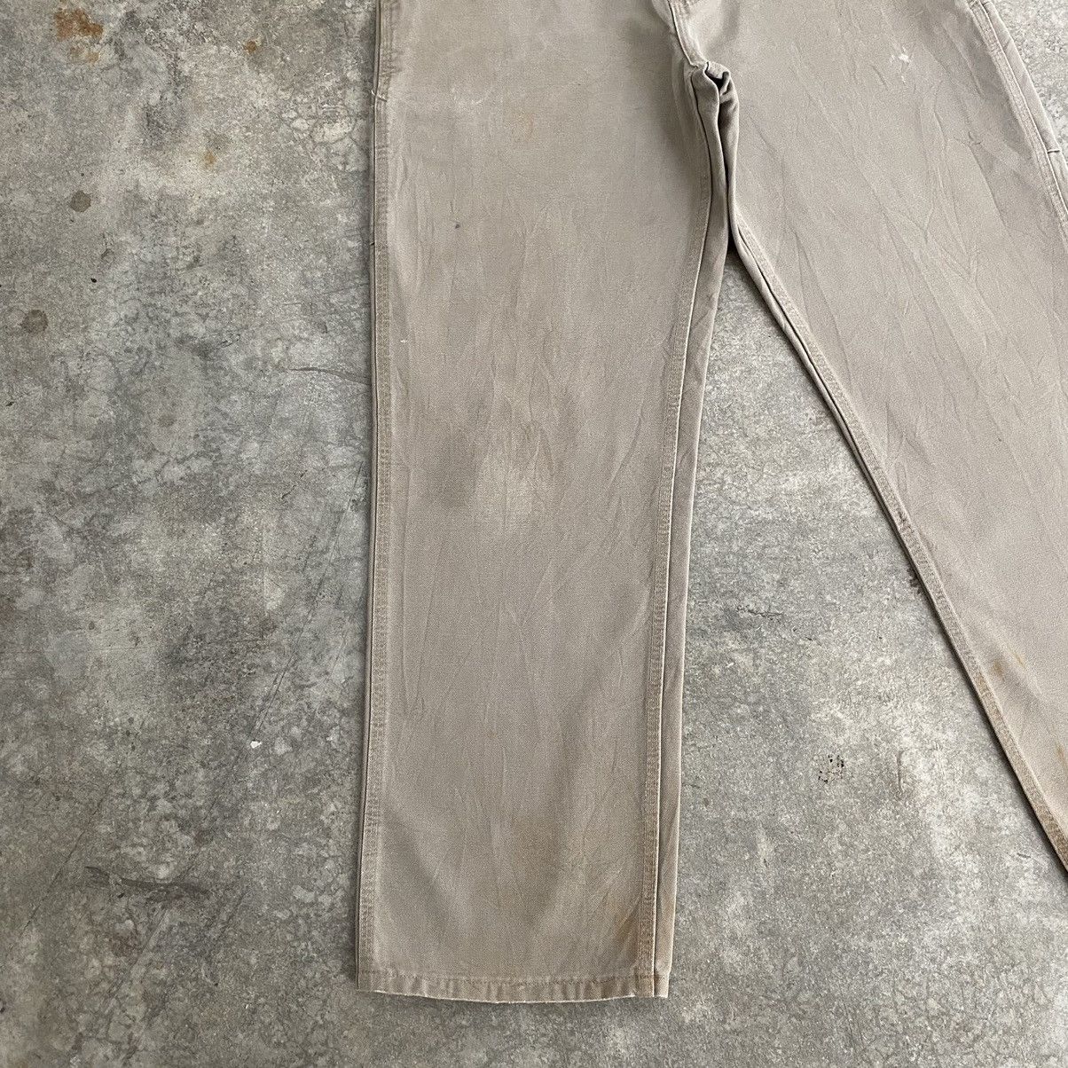 Carhartt Size 34x31 Vintage Carhartt Desert Grey Carpenter Work Pants Size US 34 / EU 50 - 5 Thumbnail