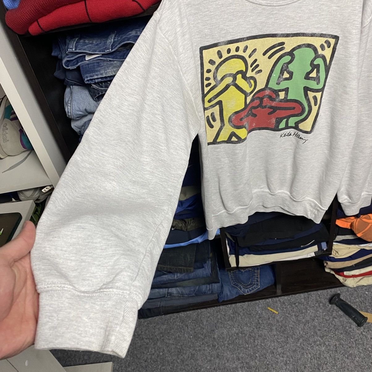 Keith Haring Vintage Keith Haring Big Logo designer 90’s rare sweatshirt Size US M / EU 48-50 / 2 - 9 Thumbnail