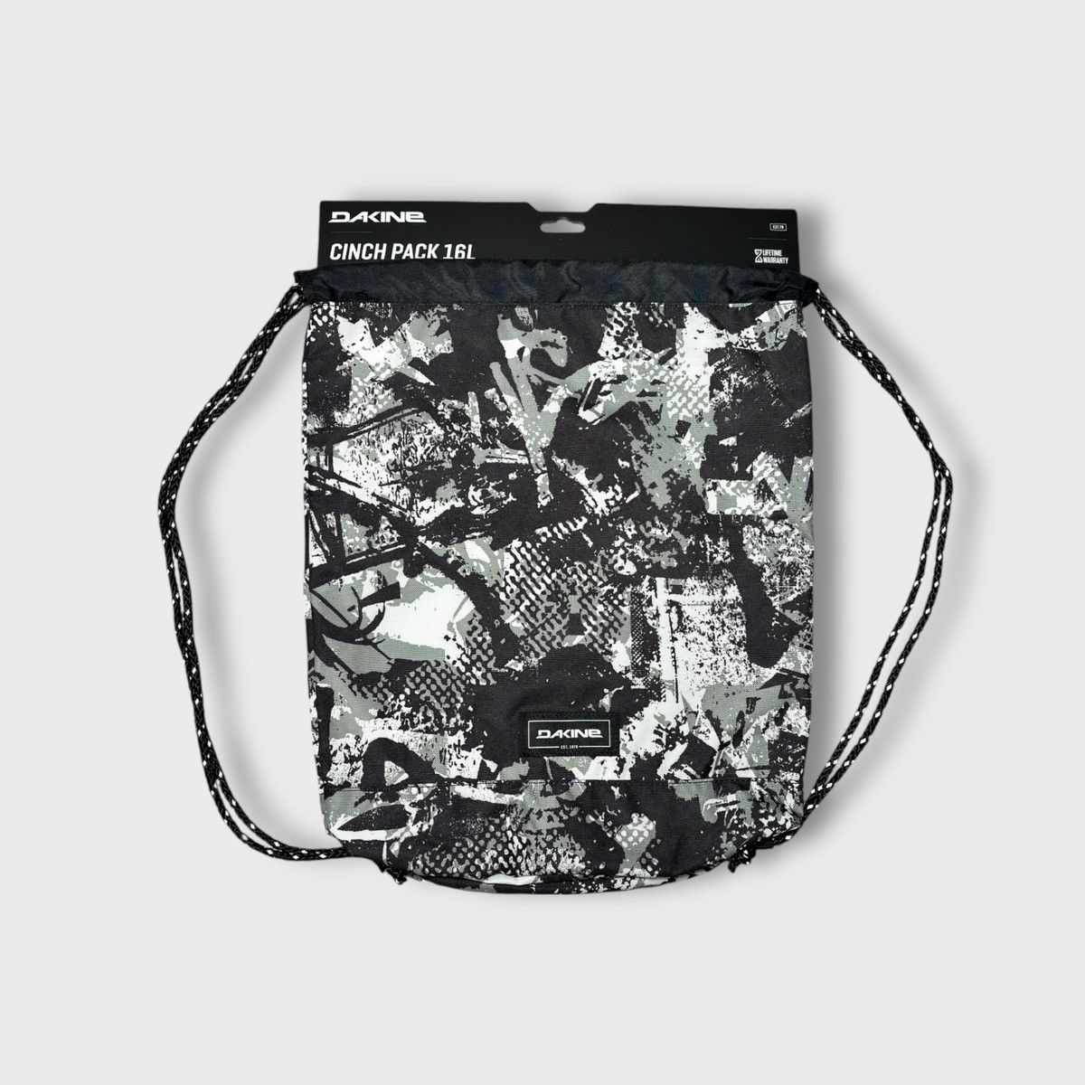 Dakine DaKine Unisex Black White Street Art Cinch 16 L Pack Size ONE SIZE - 4 Thumbnail