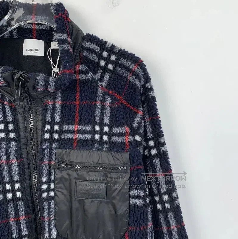 Burberry Burberry Blue Fleece Jacket for Men. Size US XL / EU 56 / 4 - 3 Thumbnail