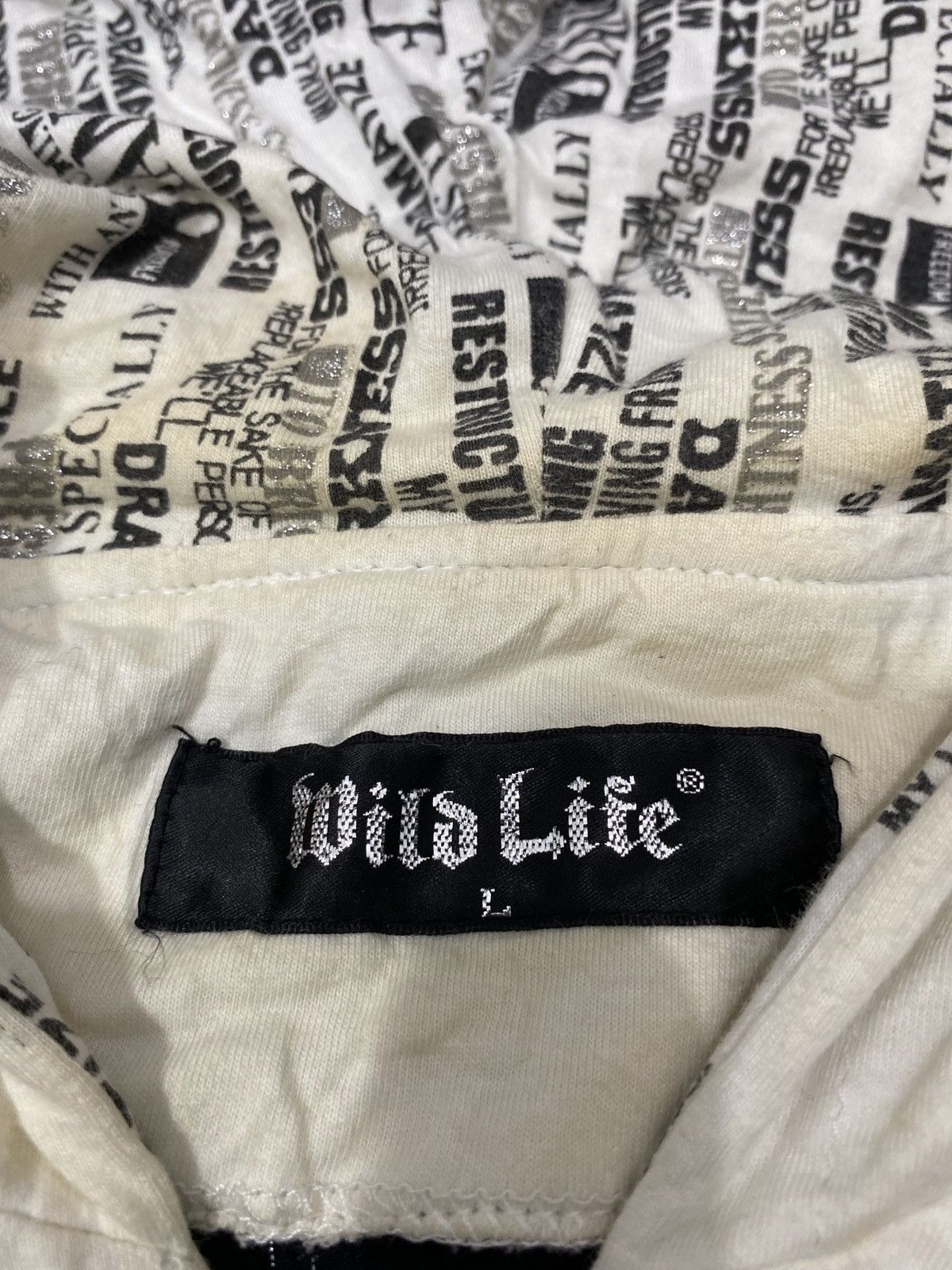 14th Addiction Wild Life Double Layer Gothic Punk Shirt Hoodie Size US L / EU 52-54 / 3 - 6 Thumbnail