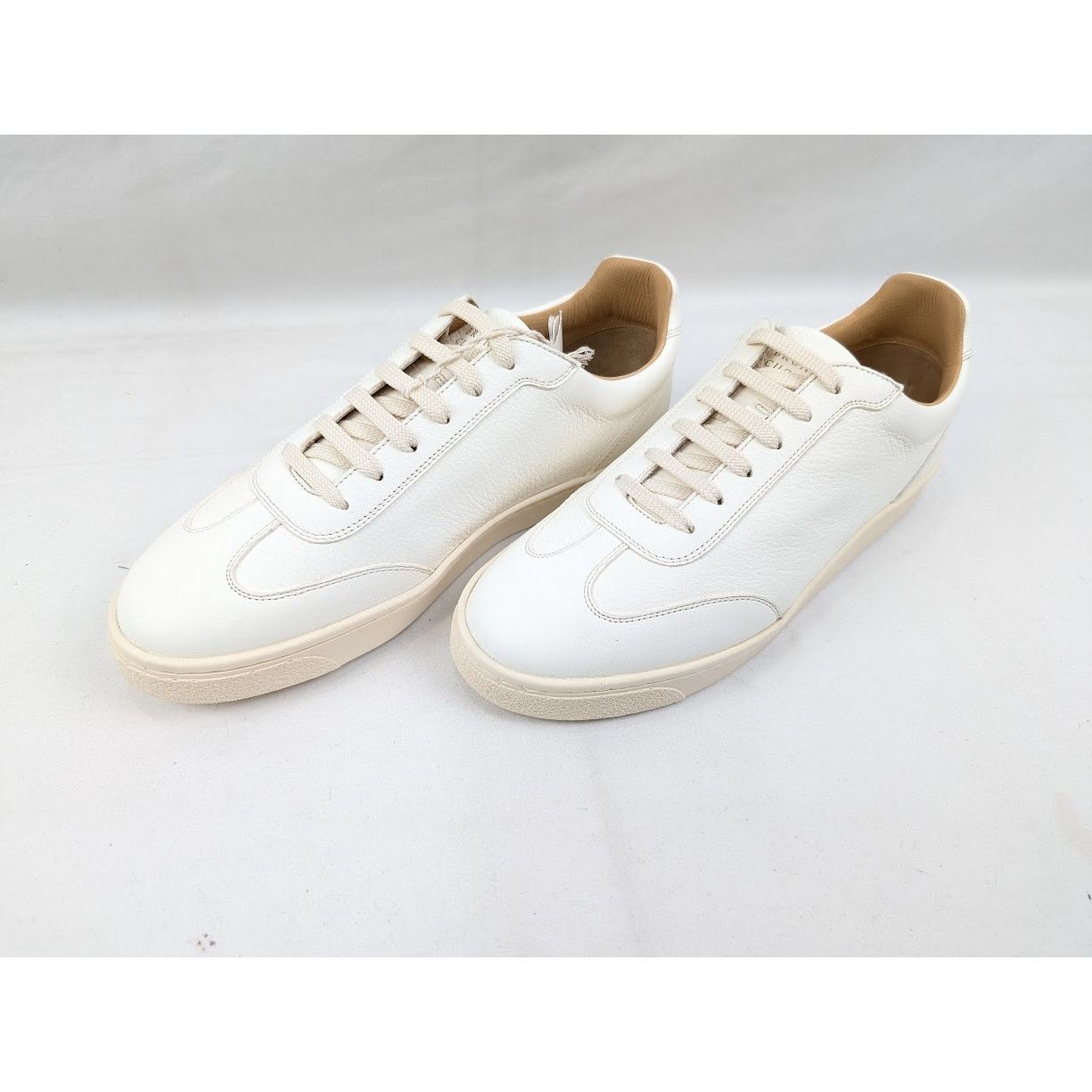 Brunello Cucinelli o1rshd1 Low-Top Sneakers in White Size US 10 / EU 43 - 16 Thumbnail