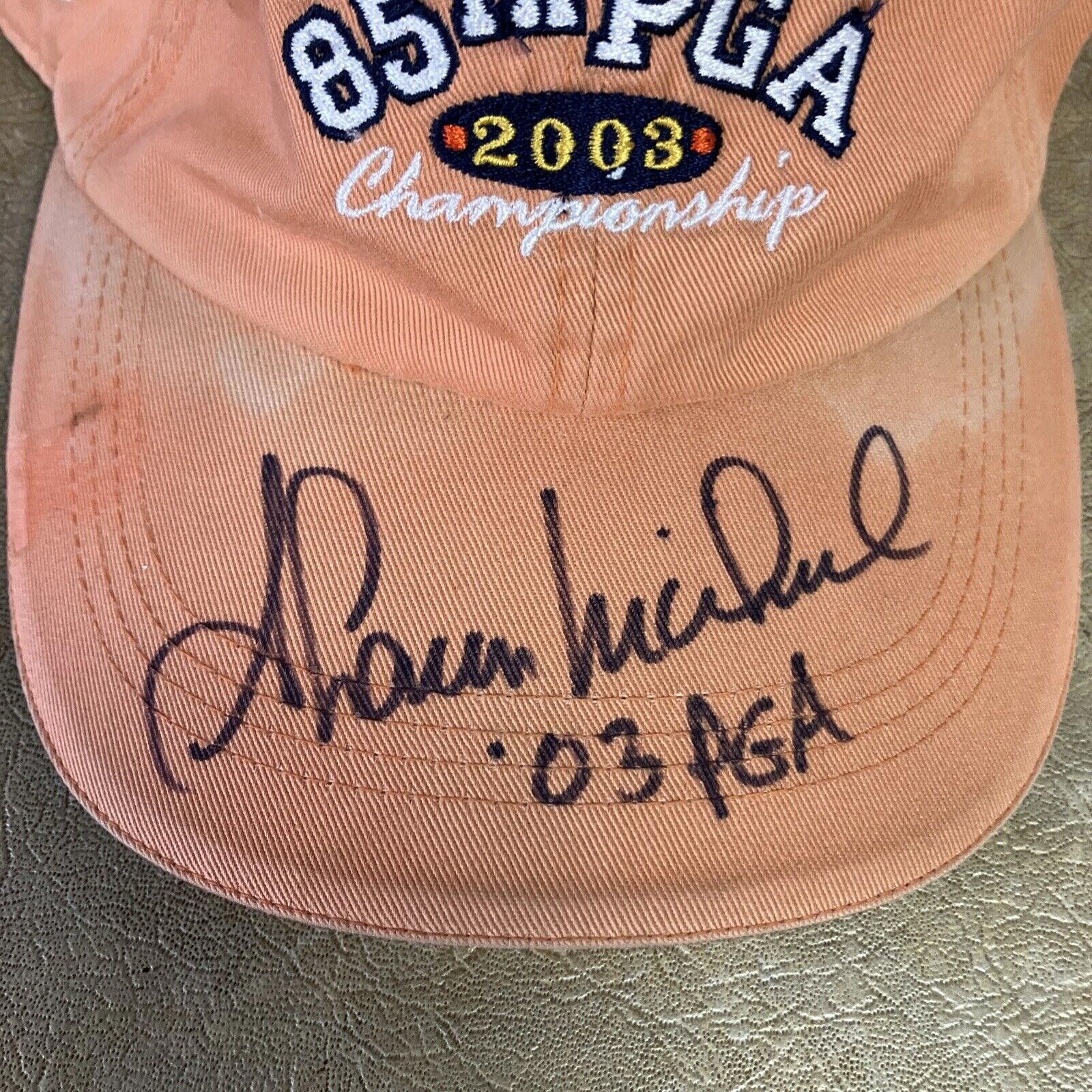 Designer Shaun Micheel - SIGNED 85th PGA Championship Hat Size ONE SIZE - 2 Thumbnail