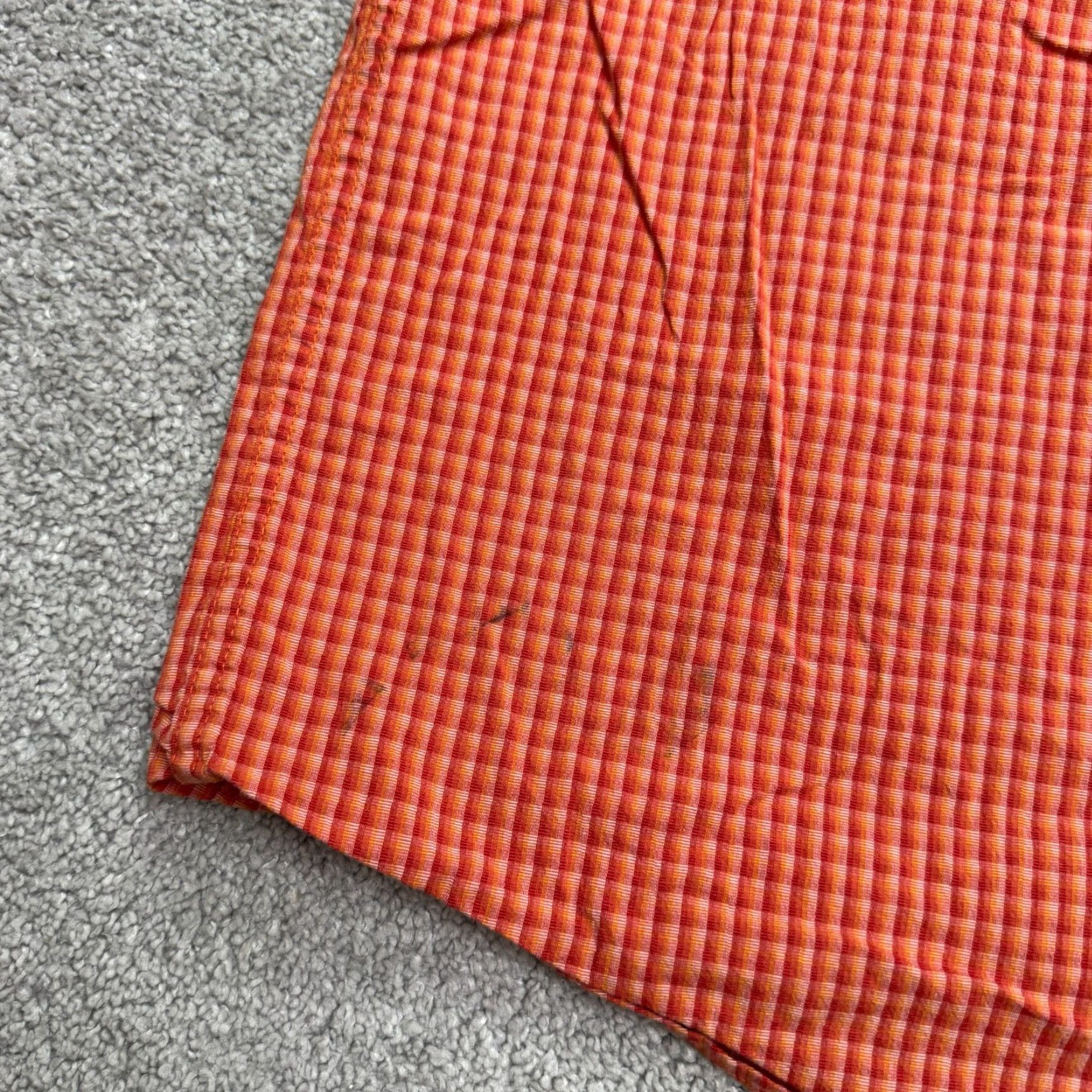 Wrangler Wrangler George Strait Western Button-Down Shirt Men 2XL Orange Plaid Cotton Shirt Mens Size US XXL / EU 58 / 5 - 3 Thumbnail