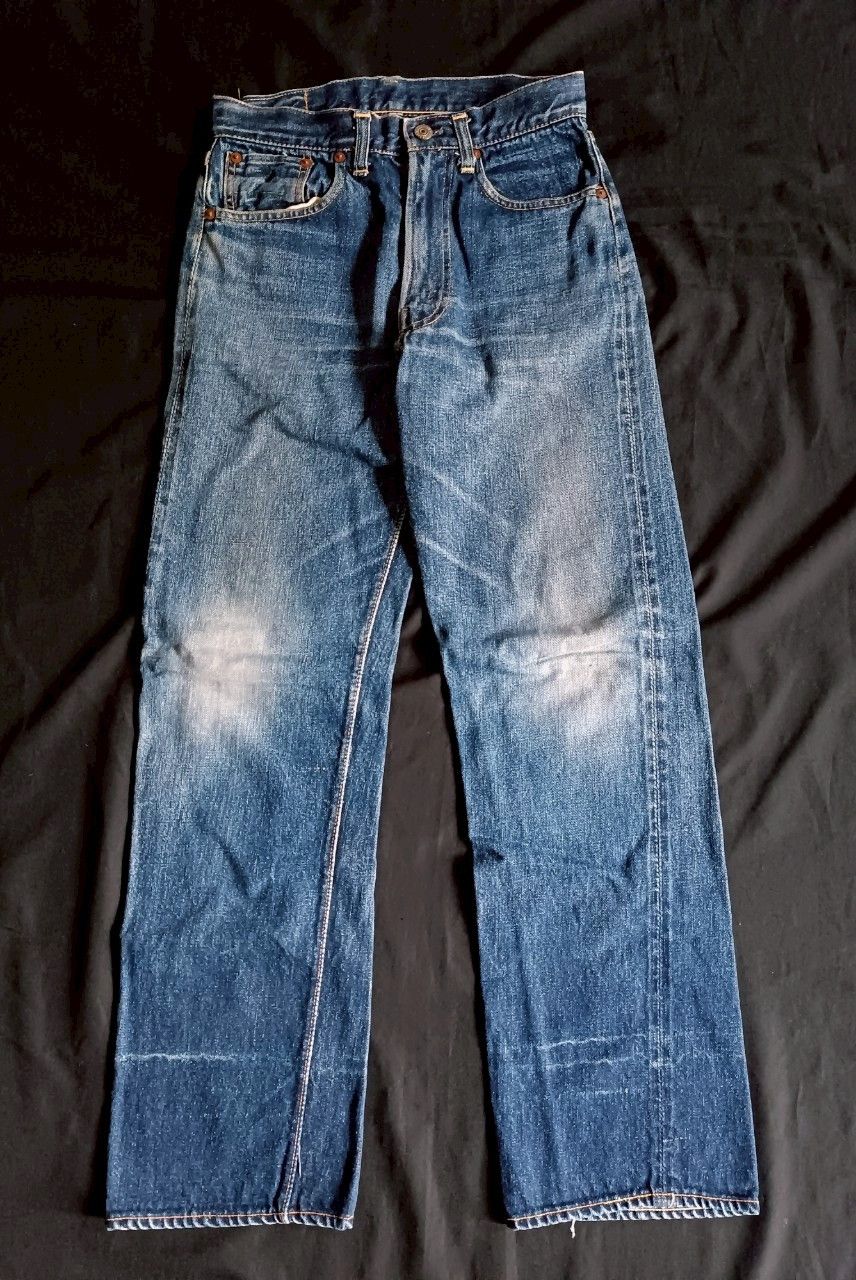 Levi's Vintage 40s Levi's 501xx Big E Hidden Rivet Oneside Red Tab. Size US 28 / EU 44 - 8 Thumbnail