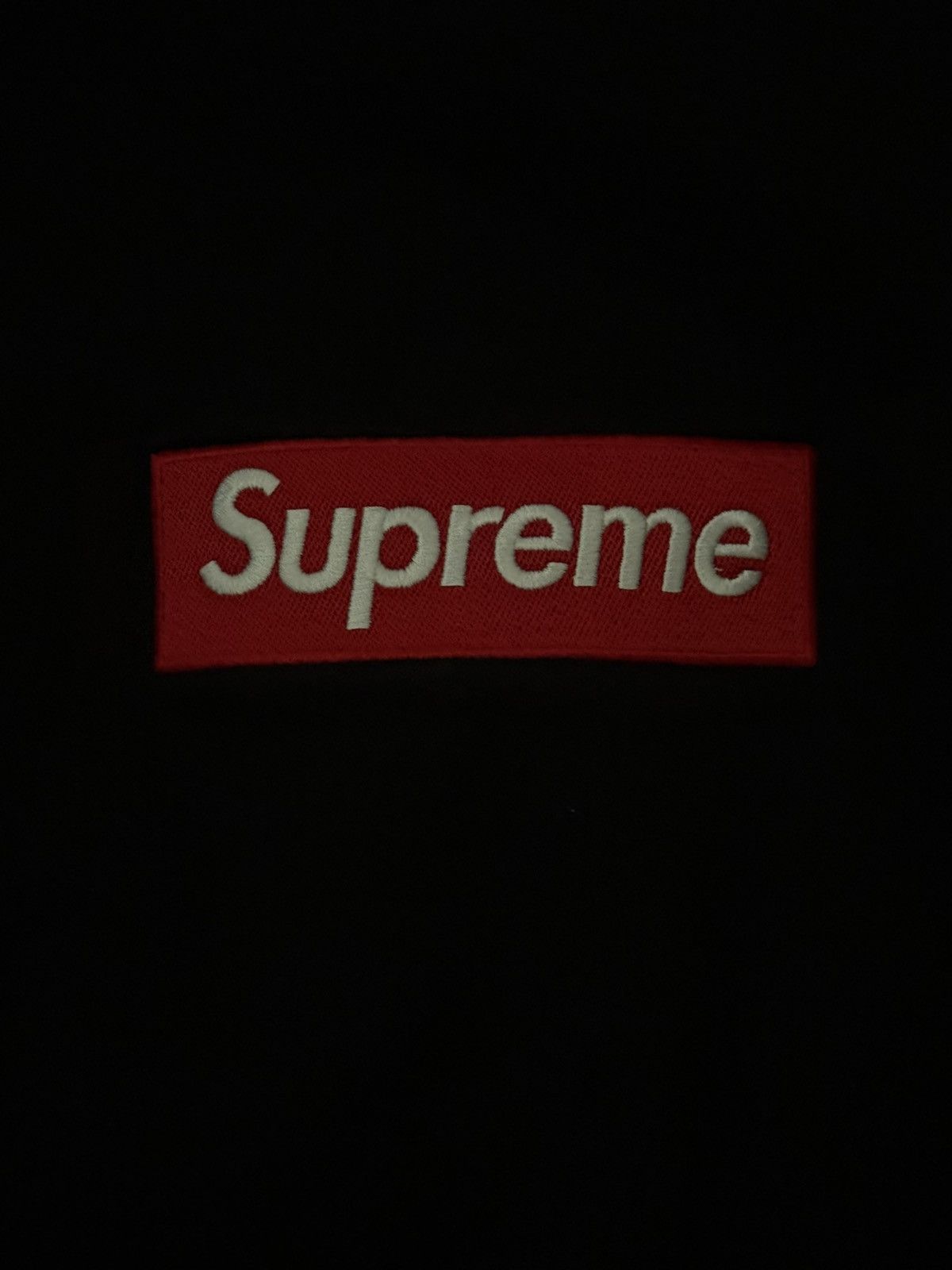 Supreme Supreme Box Logo Black Crewneck Medium FW22 Size US M / EU 48-50 / 2 - 4 Thumbnail