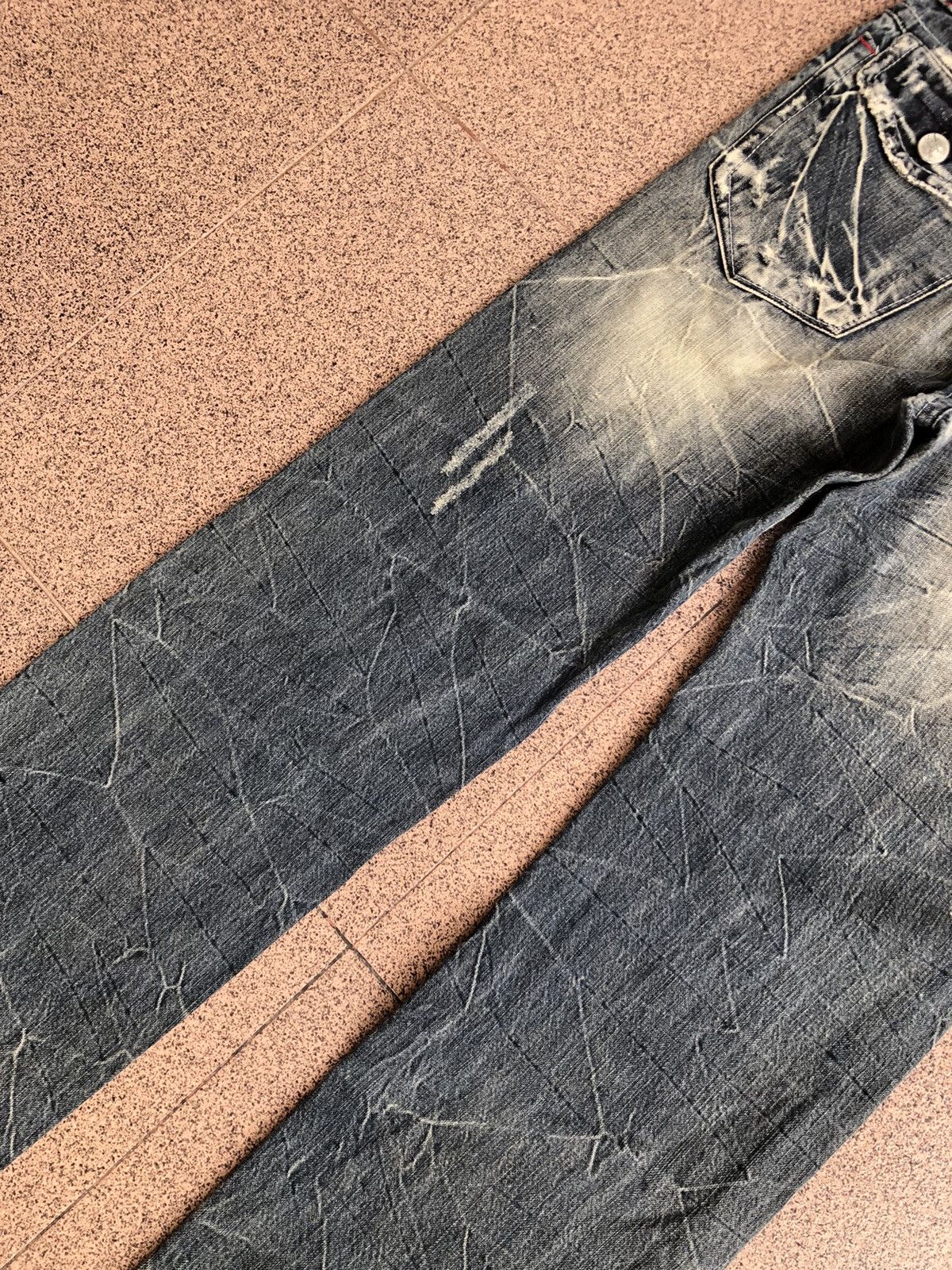 Japanese Brand Kello distressed fading jeans lgb if six was nine style Size US 32 / EU 48 - 7 Thumbnail